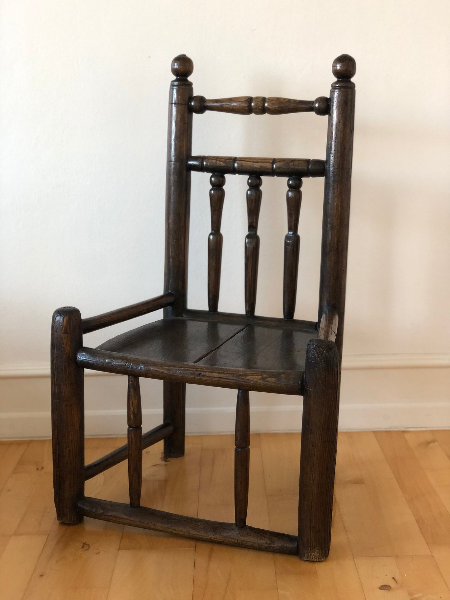 18th-Century English Oak Farmhouse Chair