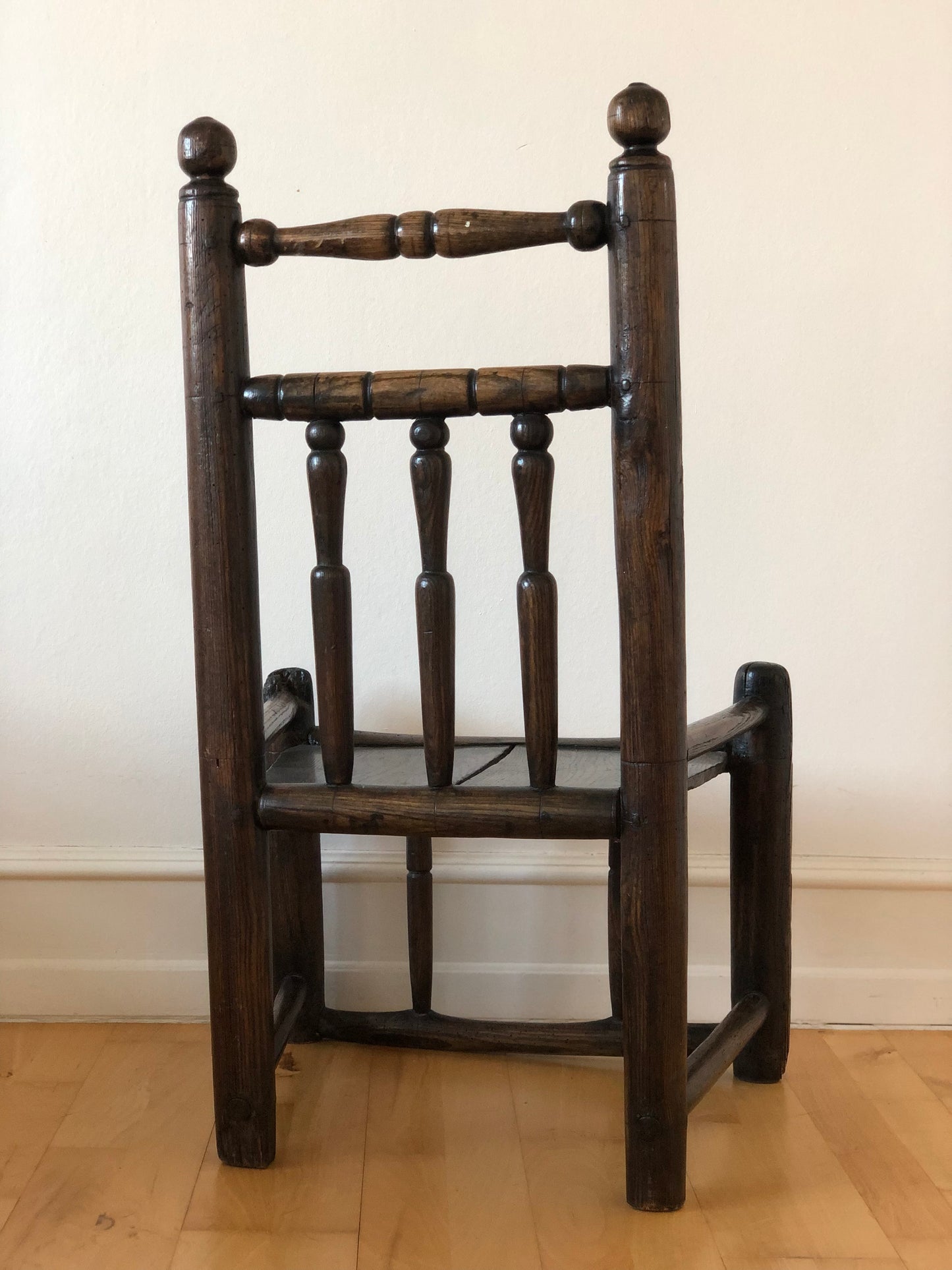 18th-Century English Oak Farmhouse Chair