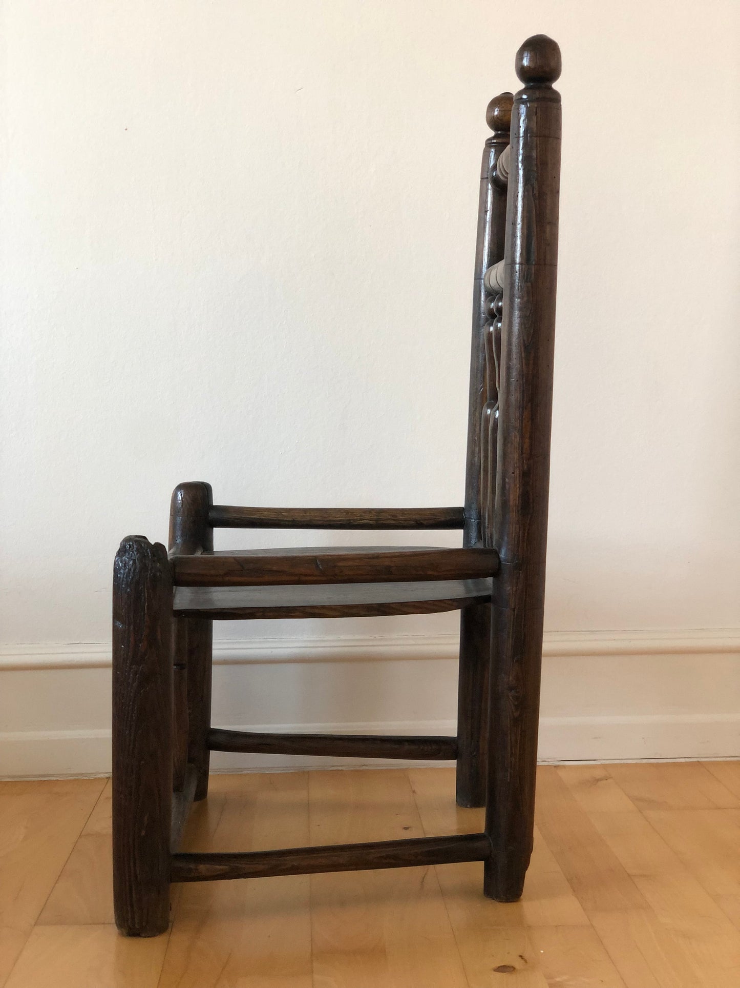 18th-Century English Oak Farmhouse Chair