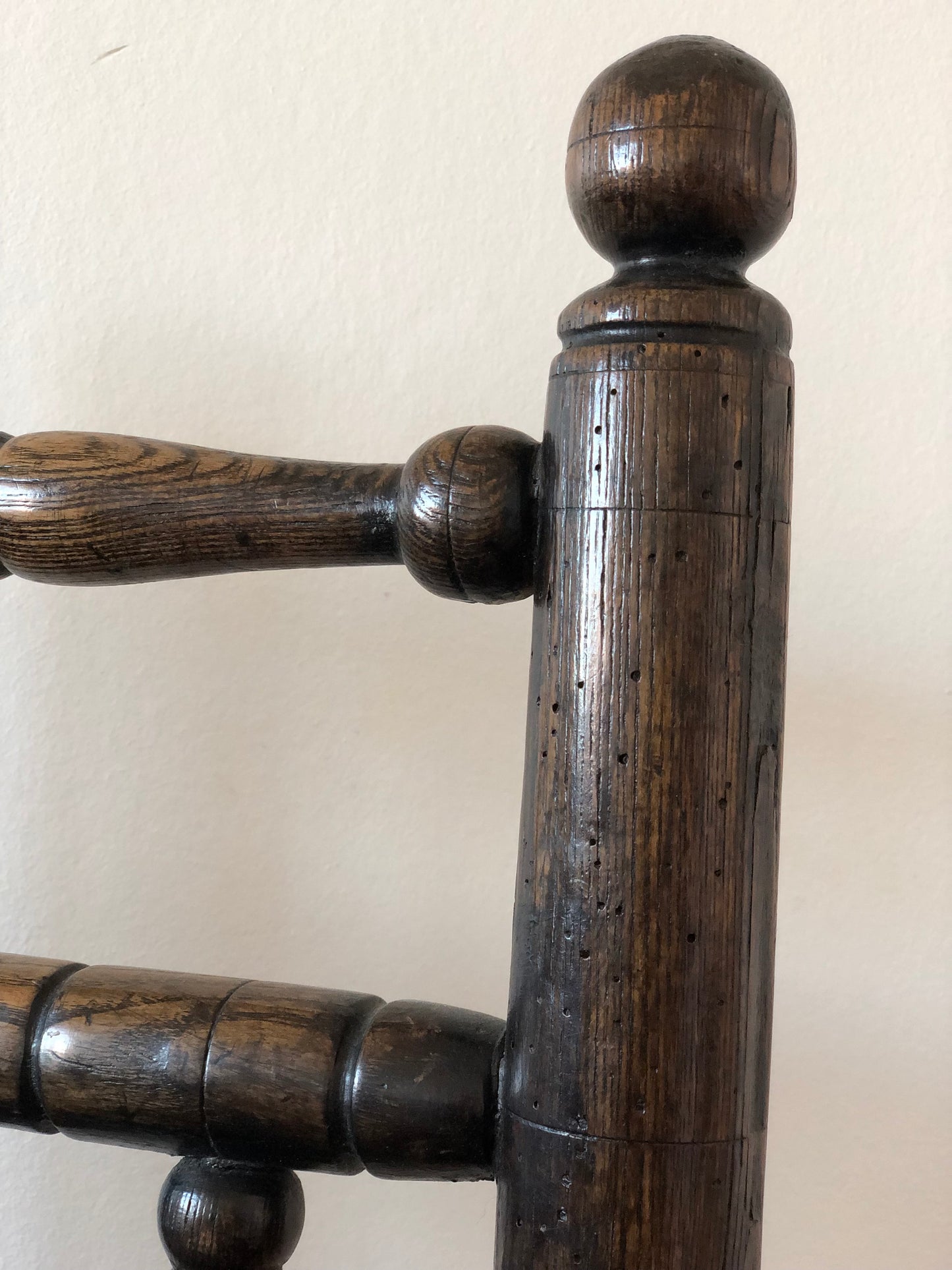 18th-Century English Oak Farmhouse Chair