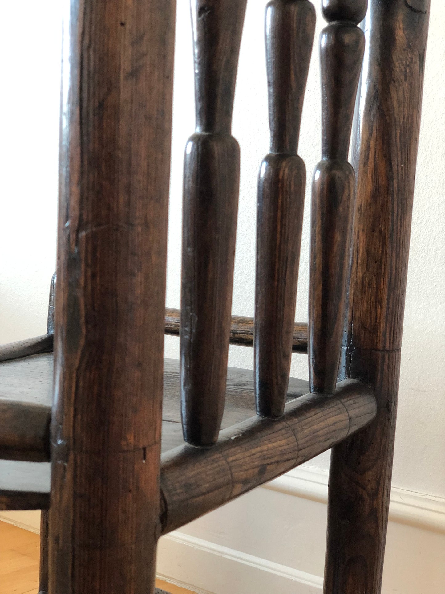 18th-Century English Oak Farmhouse Chair