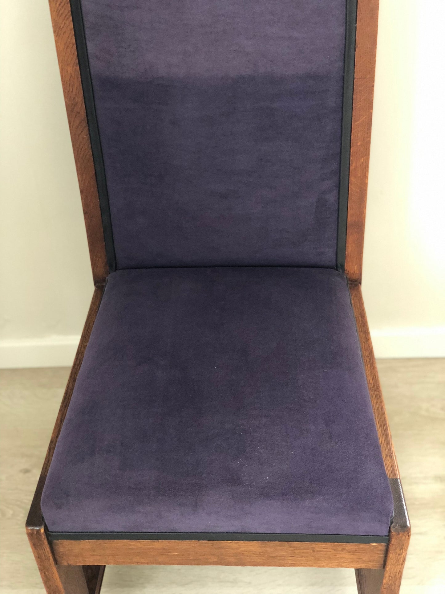 Set of 4 Art Deco Haagse School Dining Chair Frits Spanjaard 1930s