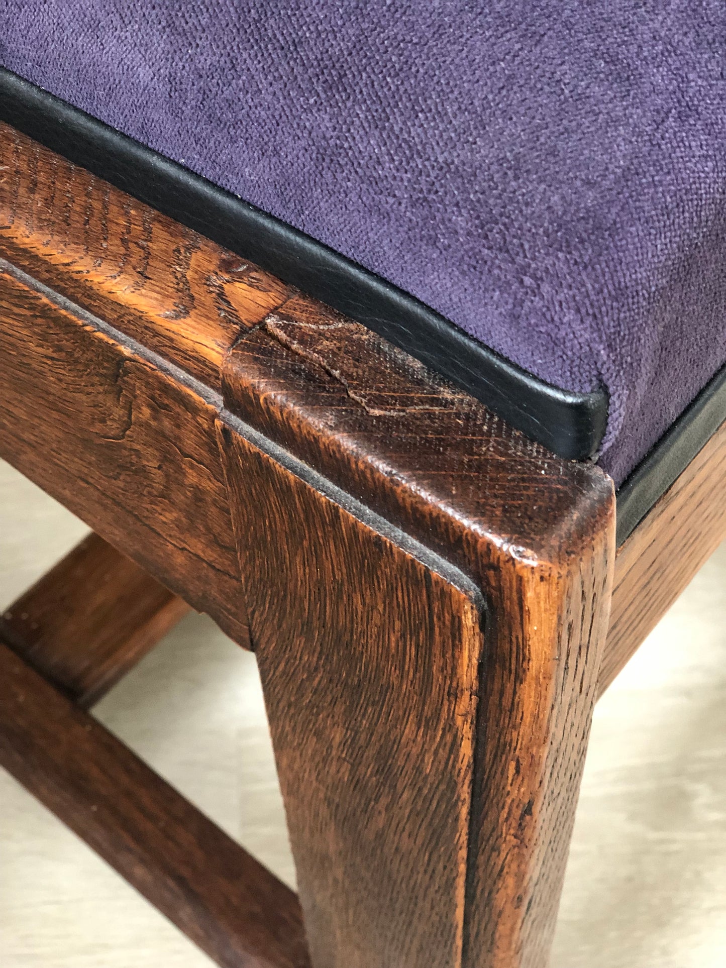 Set of 4 Art Deco Haagse School Dining Chair Frits Spanjaard 1930s