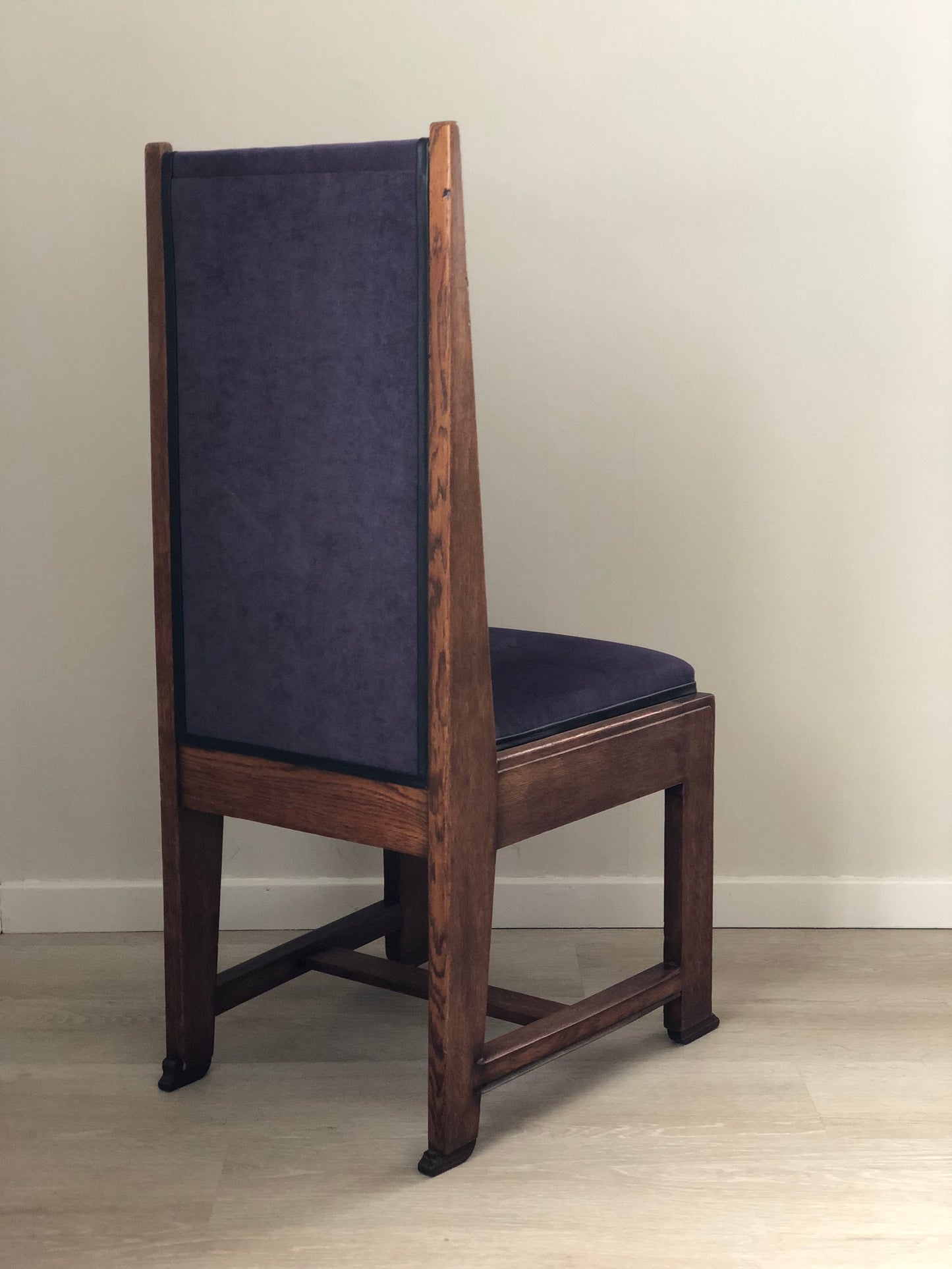 Set of 4 Art Deco Haagse School Dining Chair Frits Spanjaard 1930s