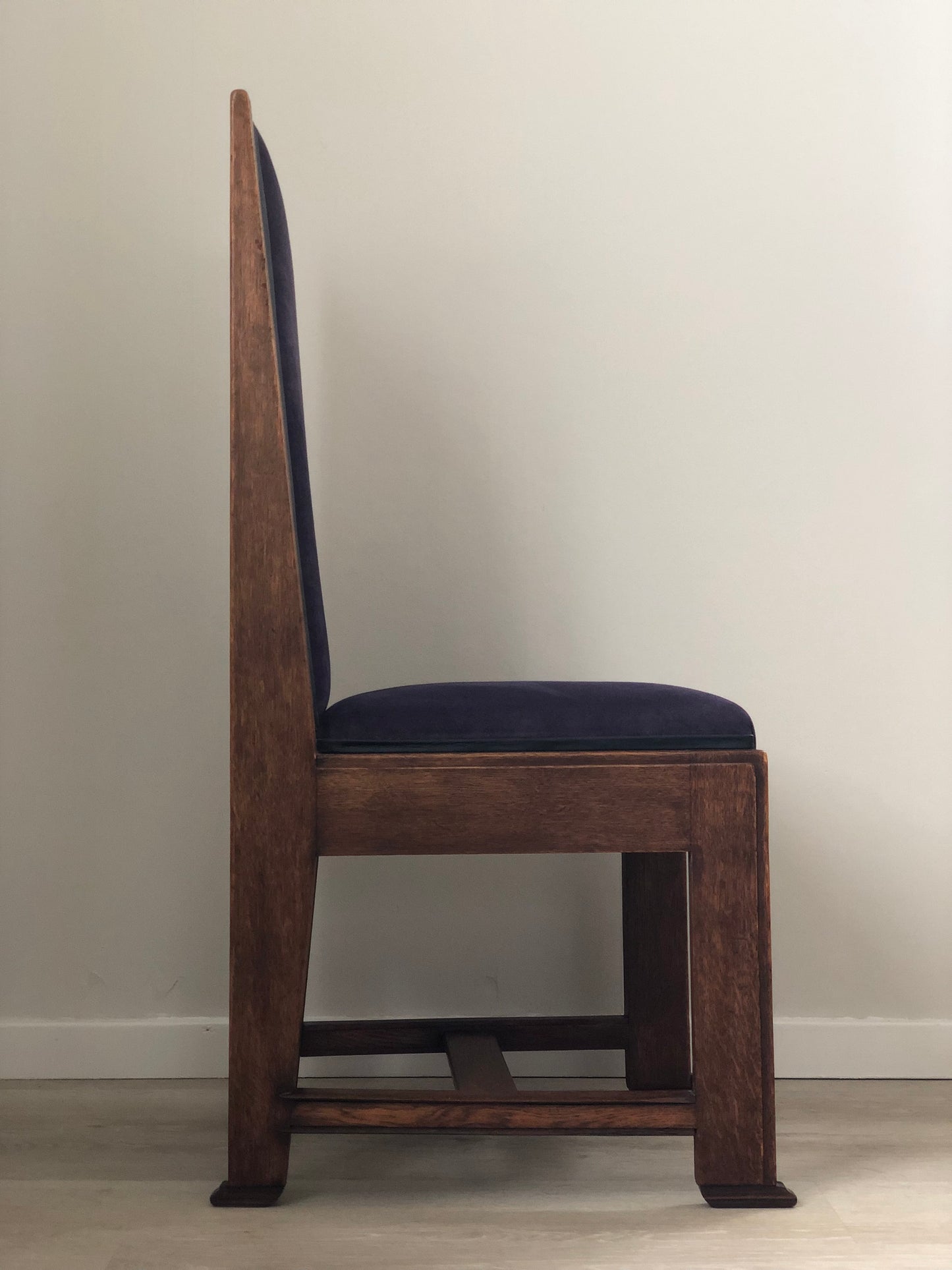 Set of 4 Art Deco Haagse School Dining Chair Frits Spanjaard 1930s