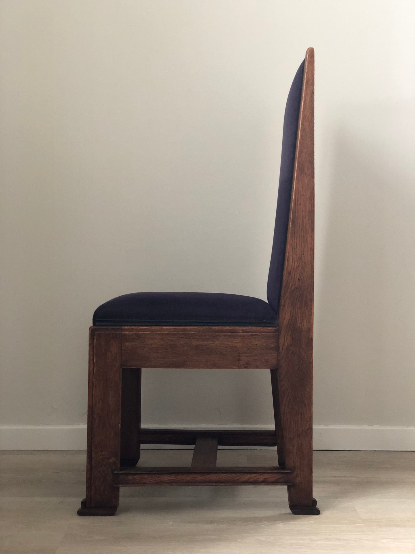 Set of 4 Art Deco Haagse School Dining Chair Frits Spanjaard 1930s