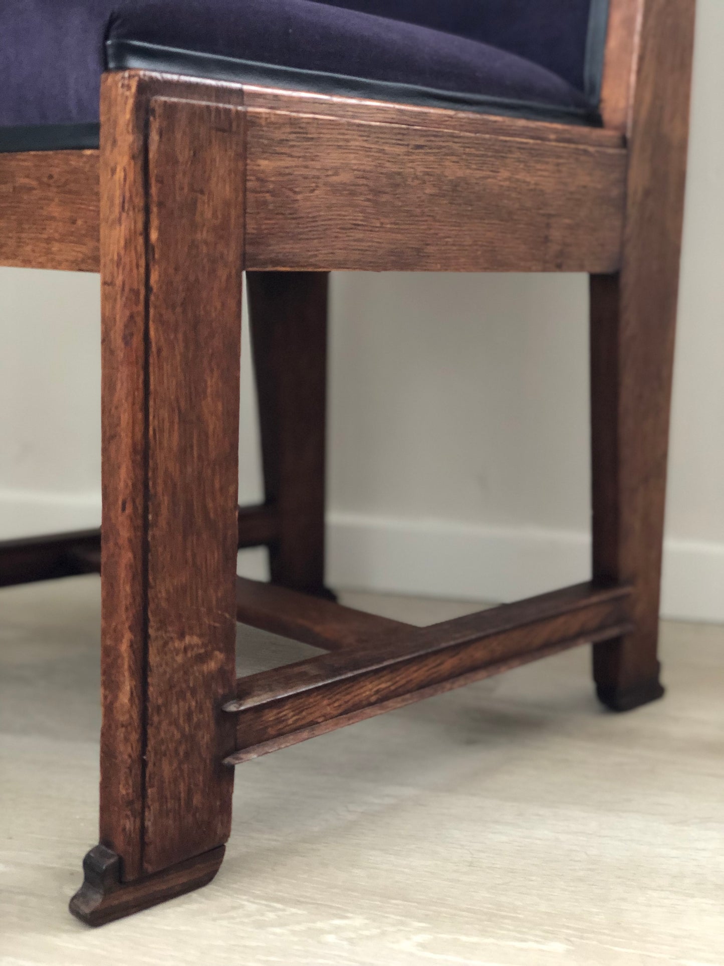 Set of 4 Art Deco Haagse School Dining Chair Frits Spanjaard 1930s