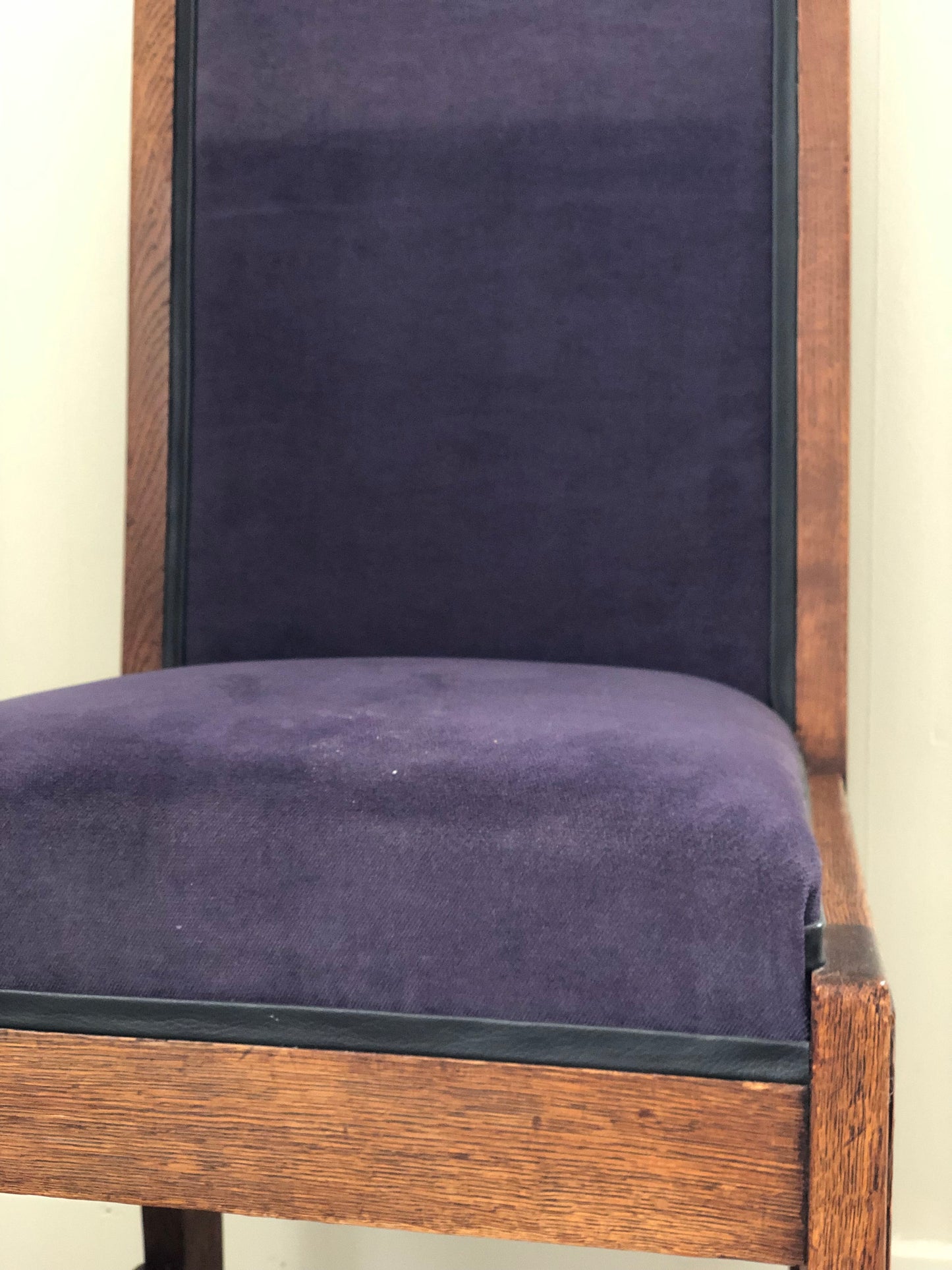 Set of 4 Art Deco Haagse School Dining Chair Frits Spanjaard 1930s