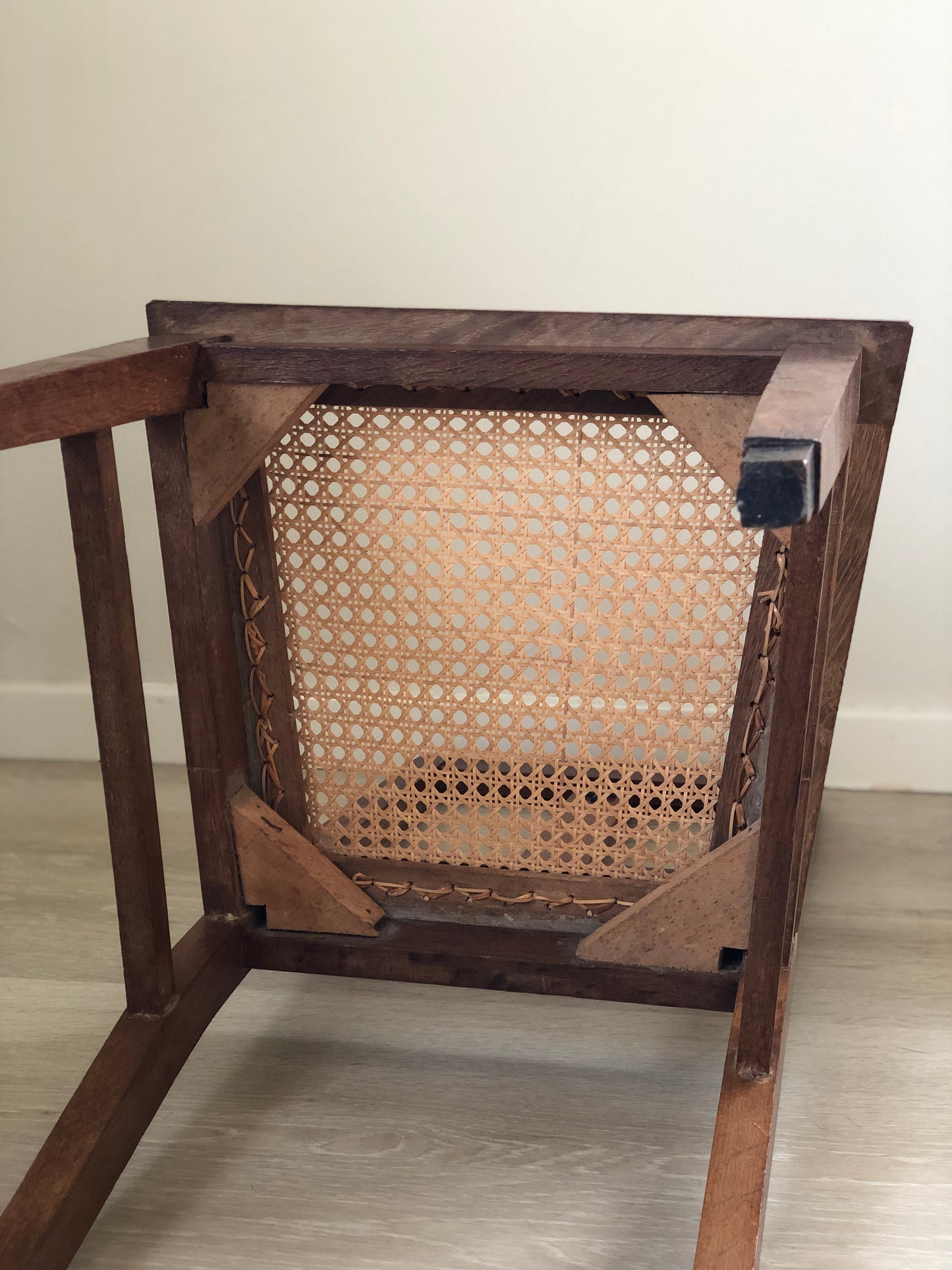 Pair of Oak Art Deco Amsterdam School Dining Chairs 1920s