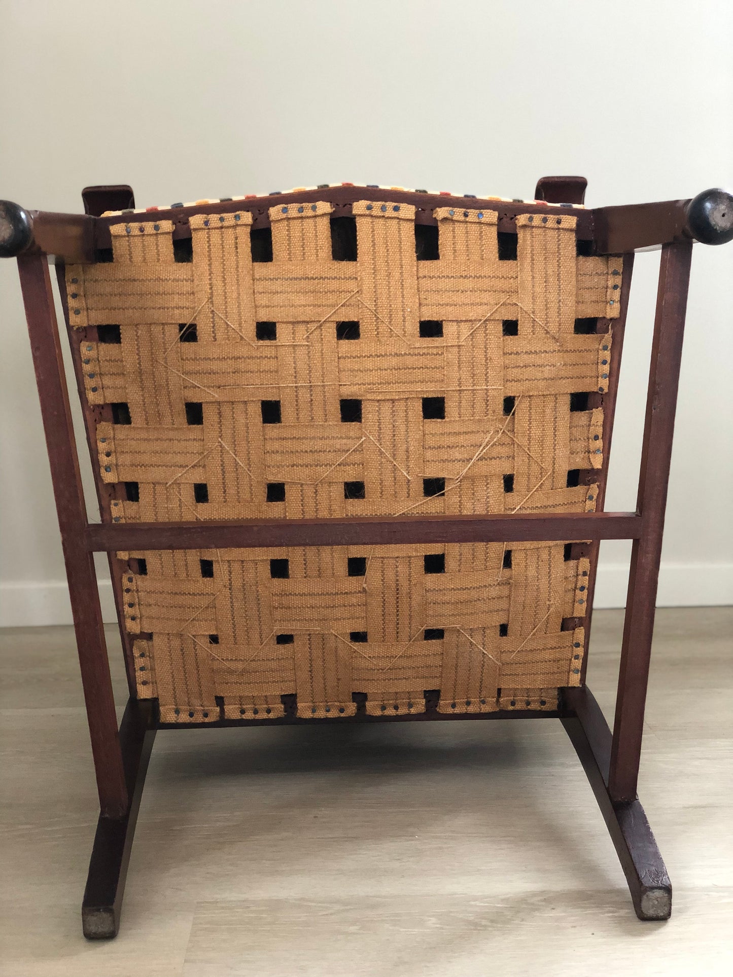 Pair of 2 Art Deco Amsterdam School ‘t Woonhuys Arm Chairs The Netherlands 1930s
