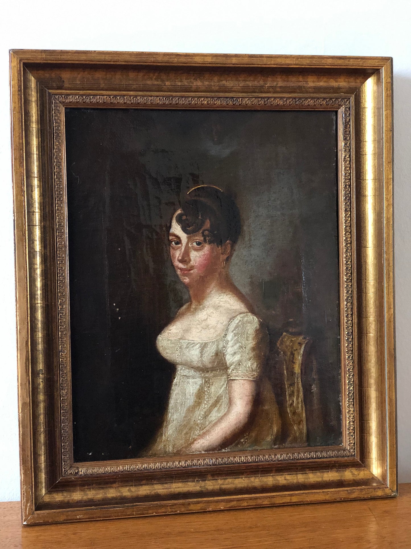 A Set of Early 19th Century German Portrait Paintings of a Couple