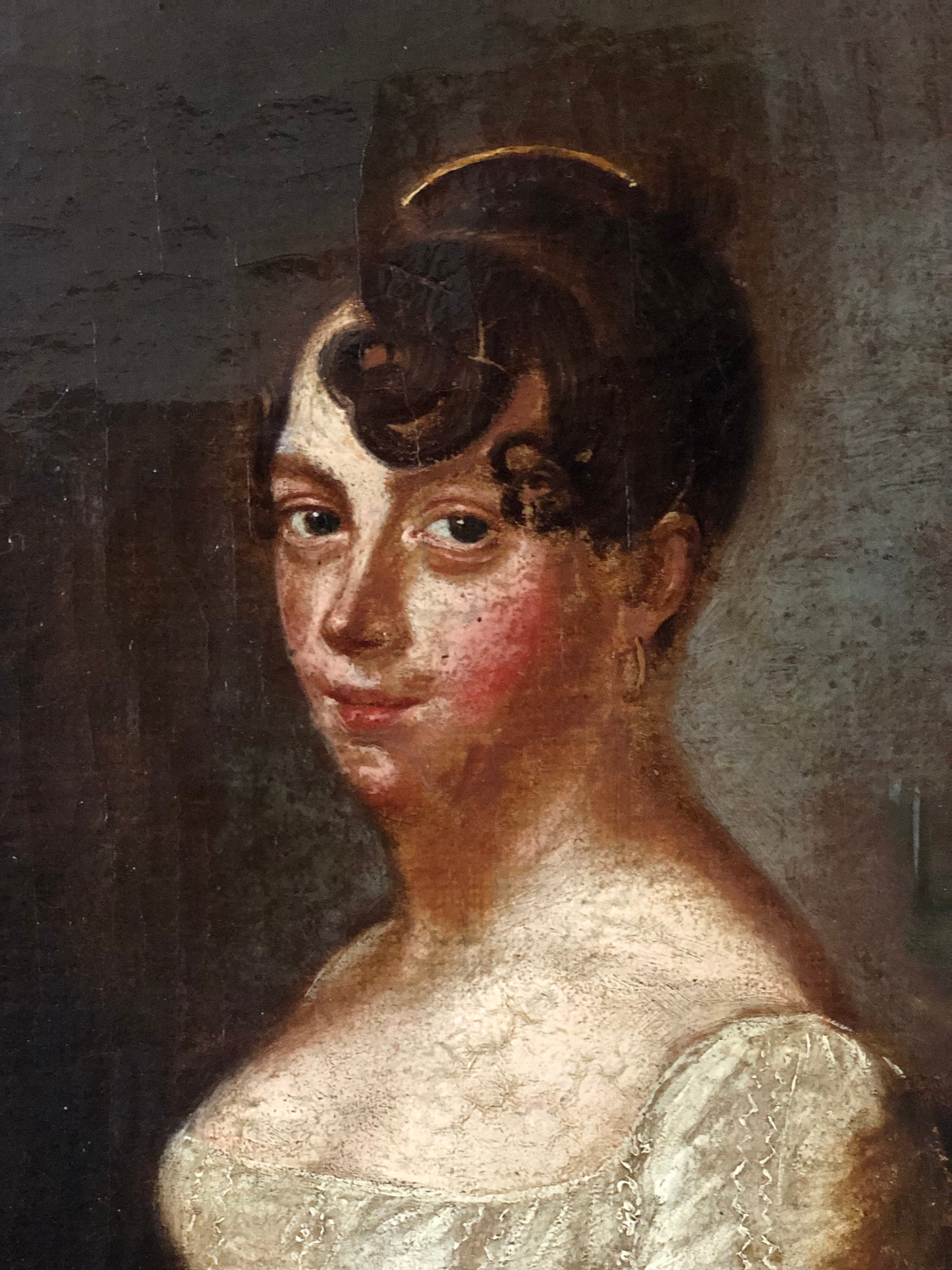 A Set of Early 19th Century German Portrait Paintings of a Couple