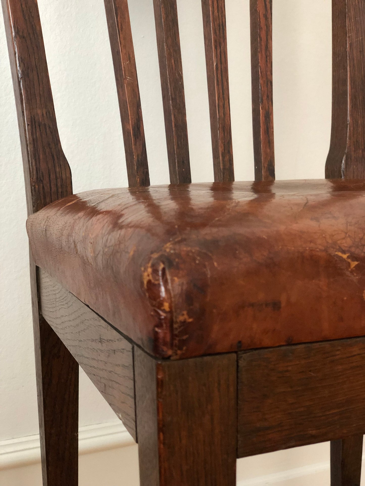 Antique Marked Dining Chair Copenhagen Denmark 1902