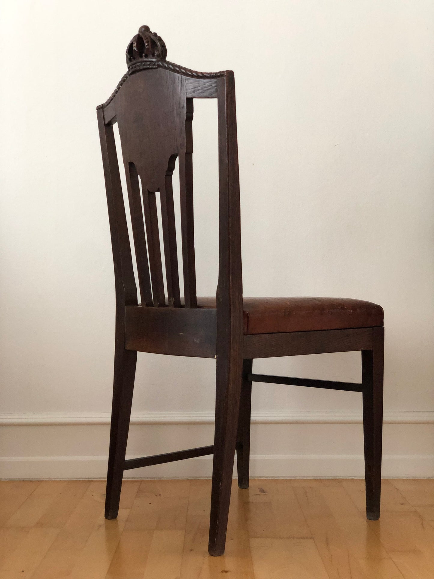 Antique Marked Dining Chair Copenhagen Denmark 1902