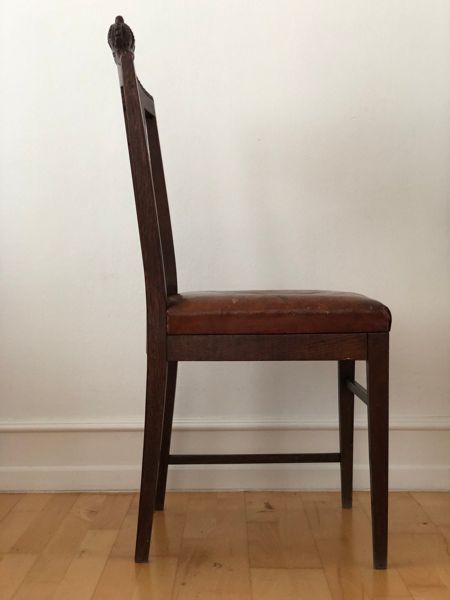 Antique Marked Dining Chair Copenhagen Denmark 1902