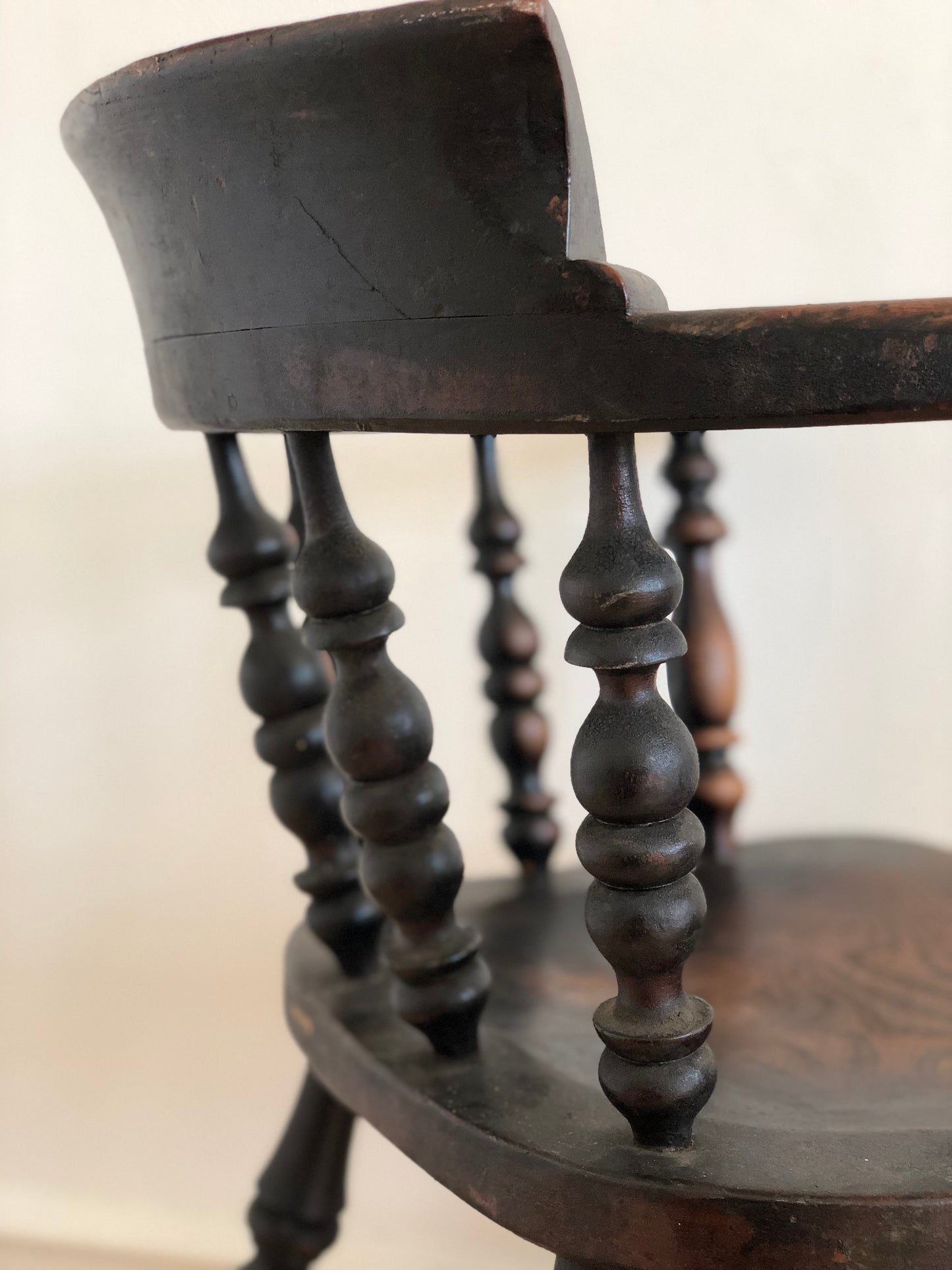 Antique Wooden Captain’s Chair Denmark