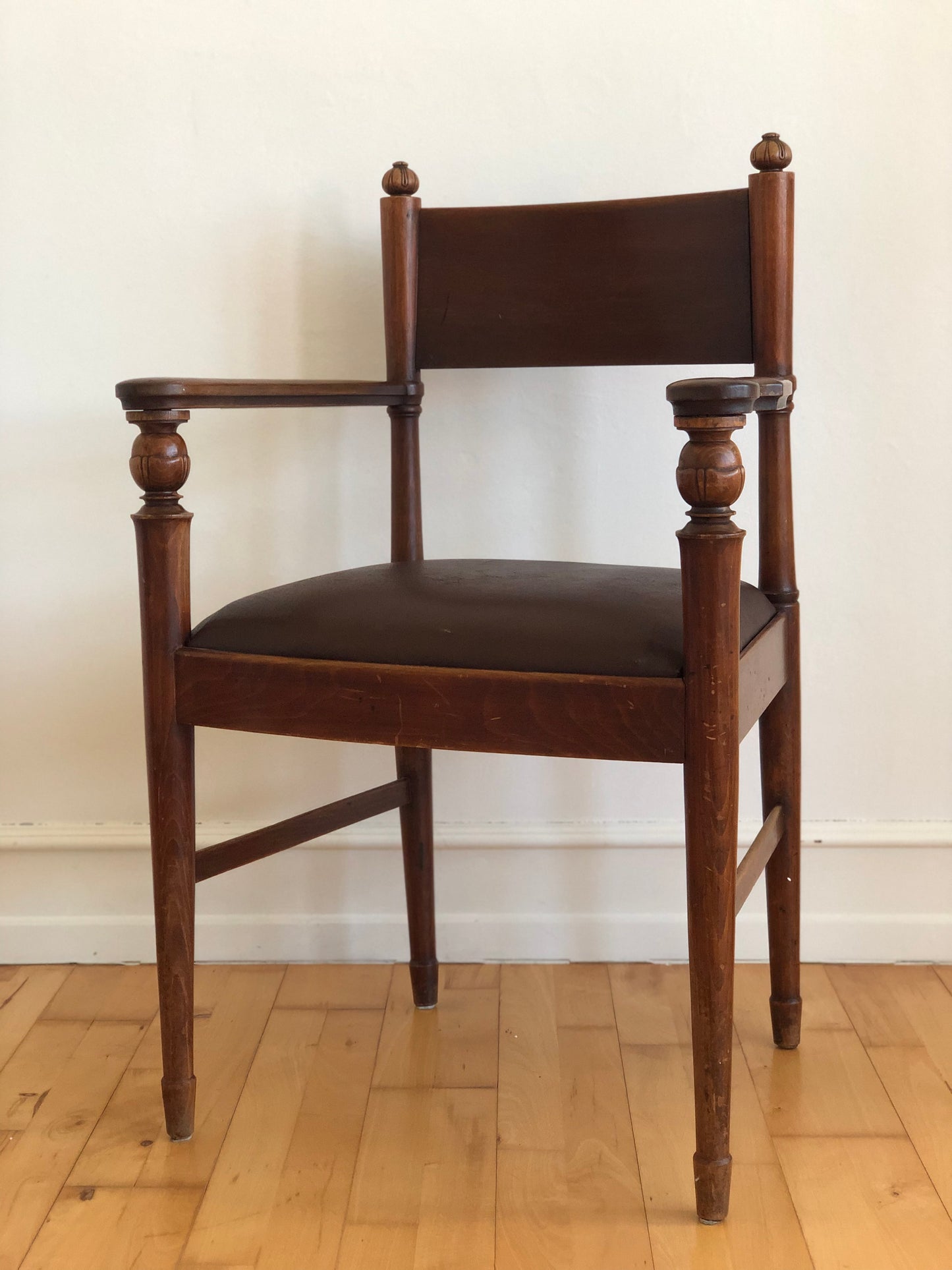 Antique Armchair by C.B. Hansen, Copenhagen Denmark Late 19th Century