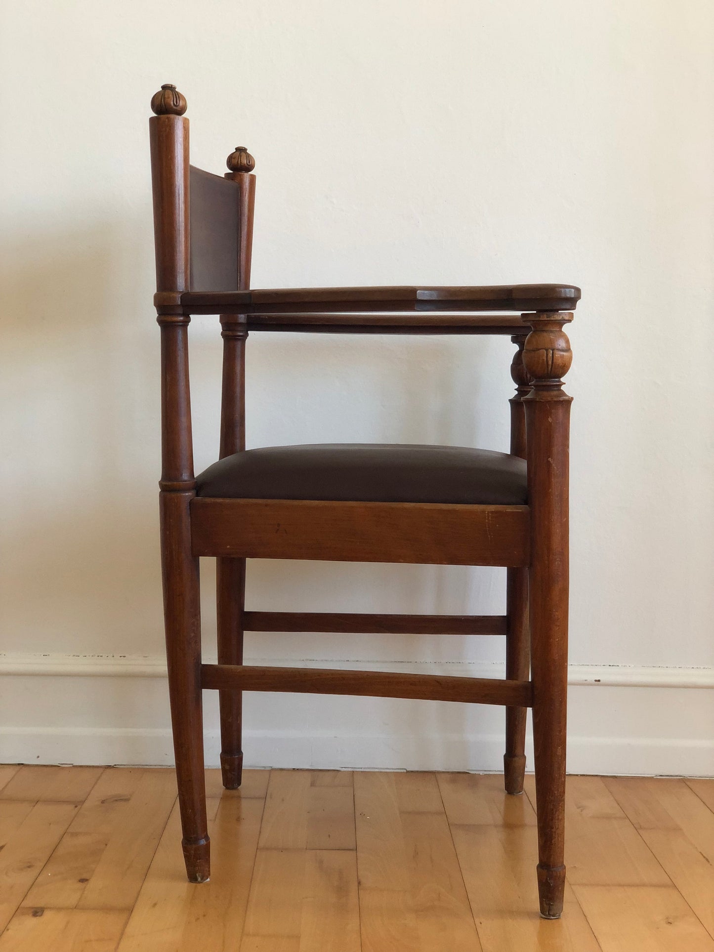 Antique Armchair by C.B. Hansen, Copenhagen Denmark Late 19th Century