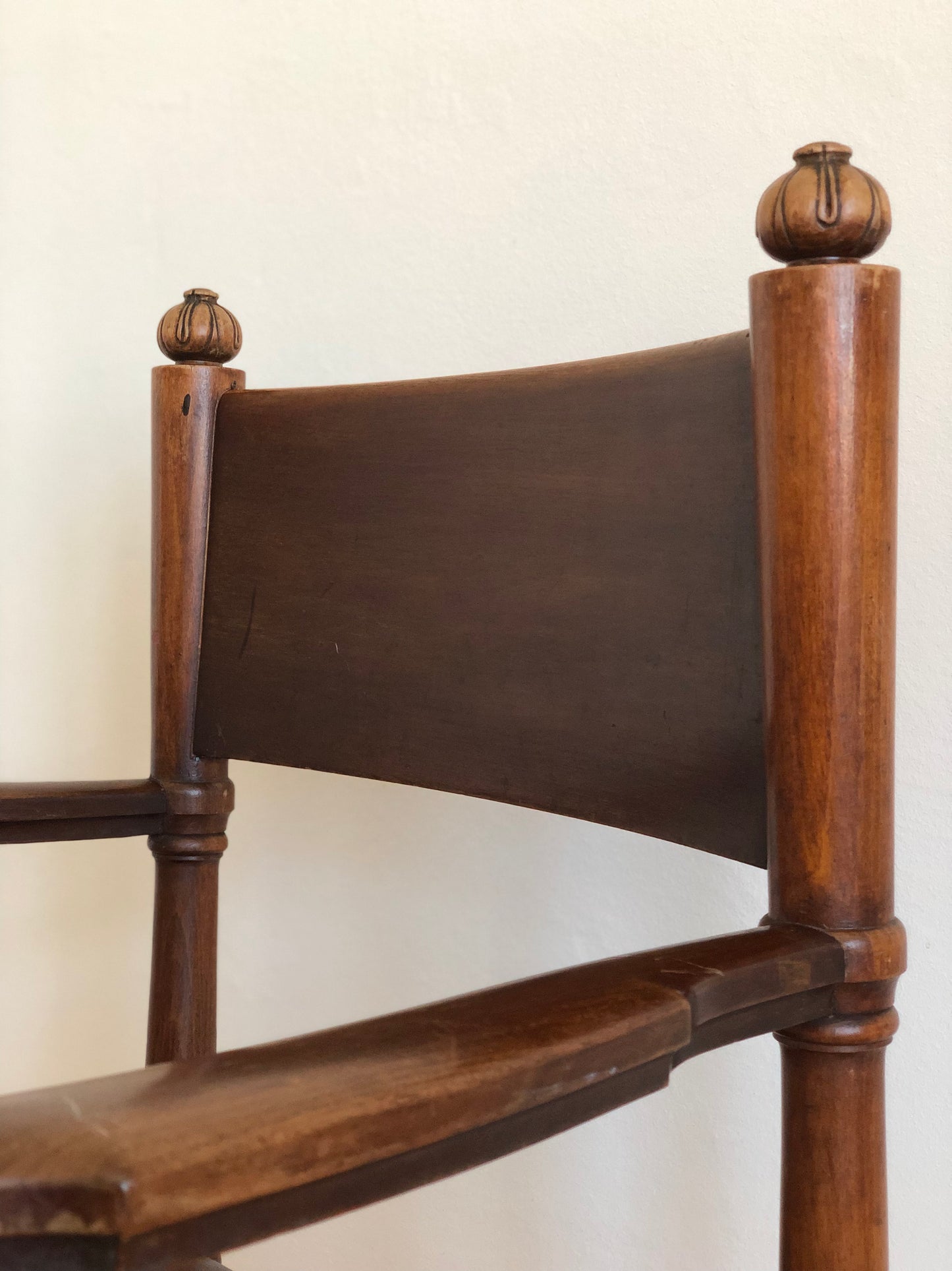 Antique Armchair by C.B. Hansen, Copenhagen Denmark Late 19th Century