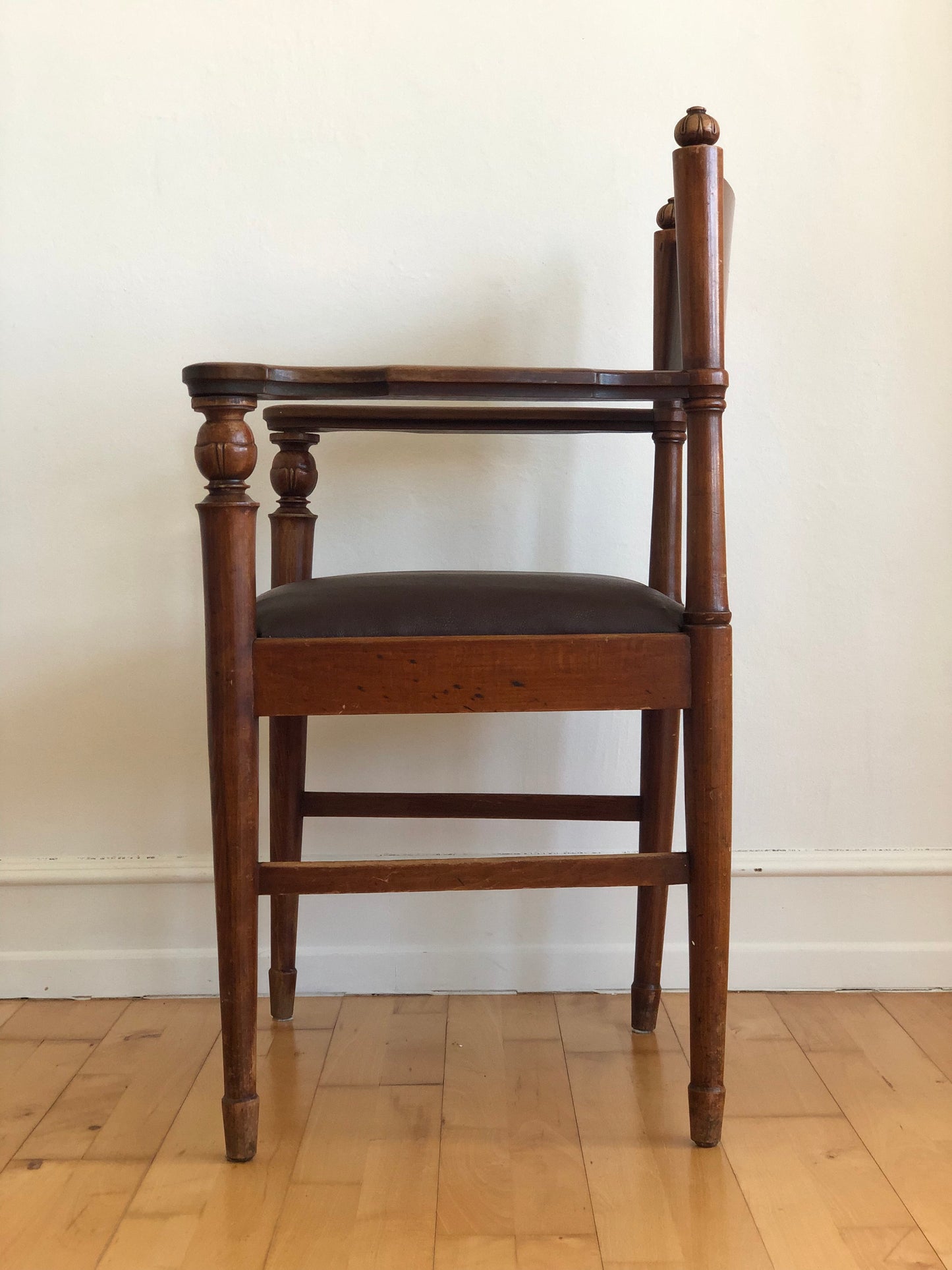 Antique Armchair by C.B. Hansen, Copenhagen Denmark Late 19th Century