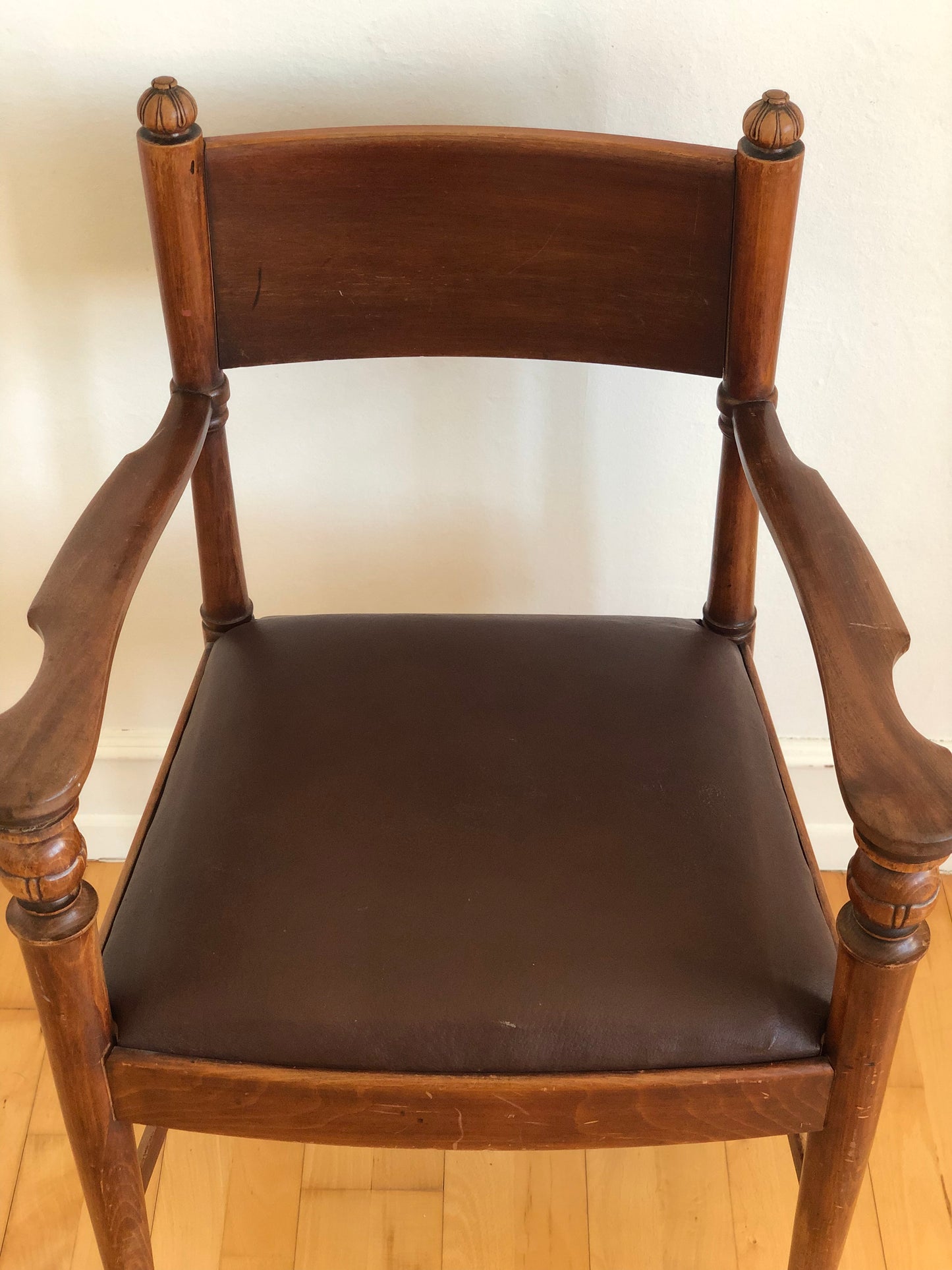 Antique Armchair by C.B. Hansen, Copenhagen Denmark Late 19th Century
