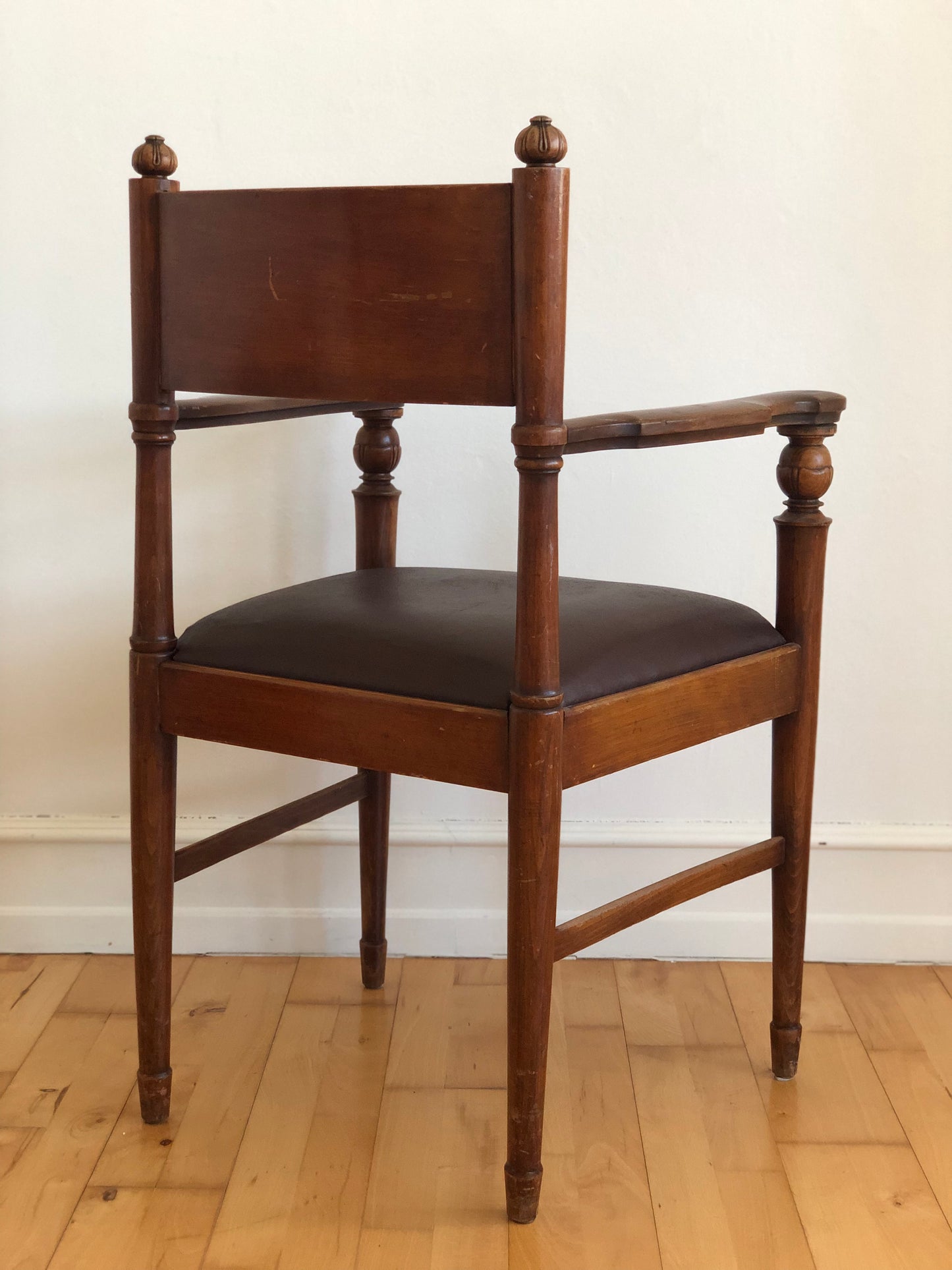 Antique Armchair by C.B. Hansen, Copenhagen Denmark Late 19th Century