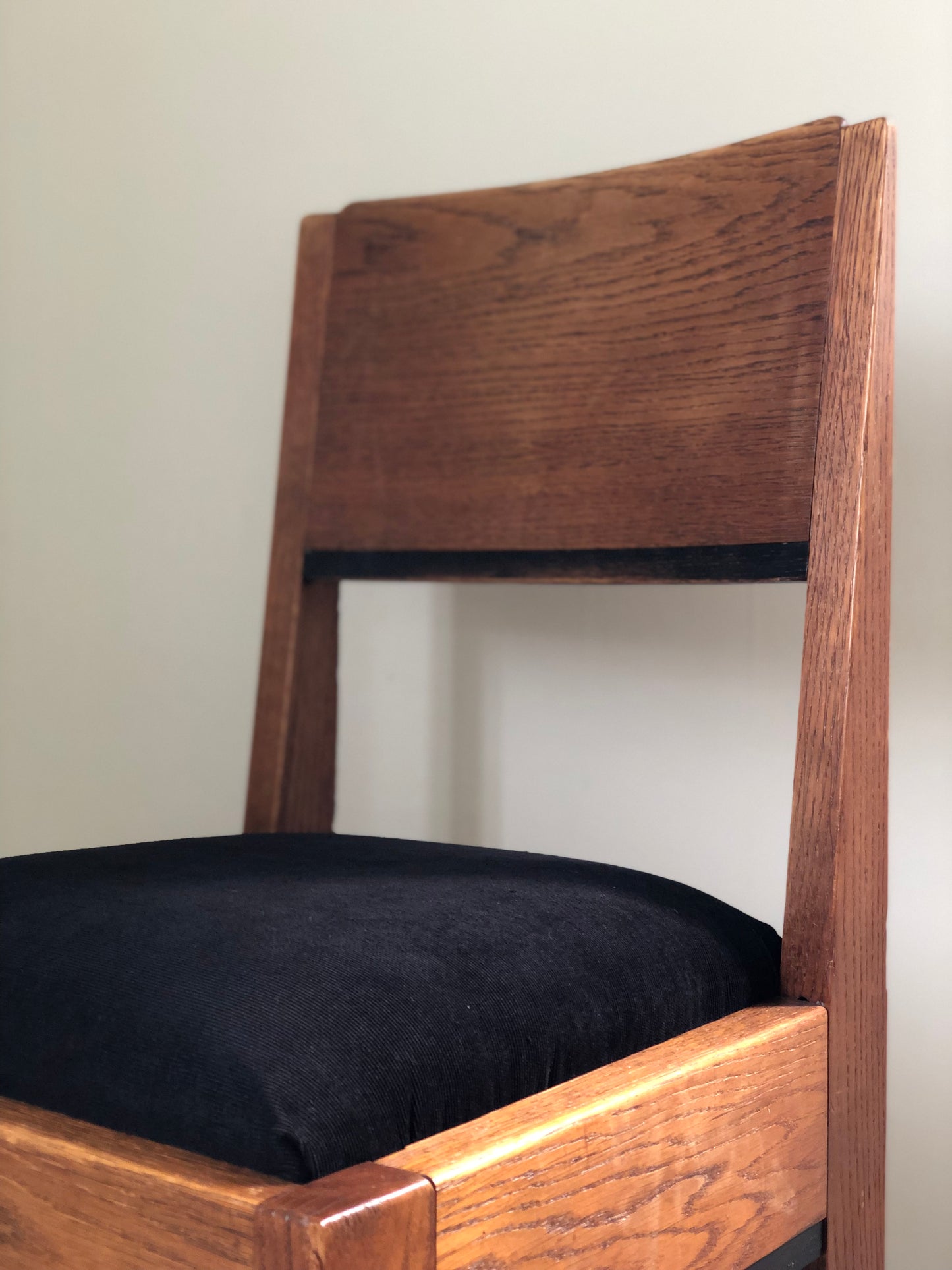 Reserved Art Deco Oak Dining Chair By J.A. Muntendam For L.O.V. Oosterbeek 1920s