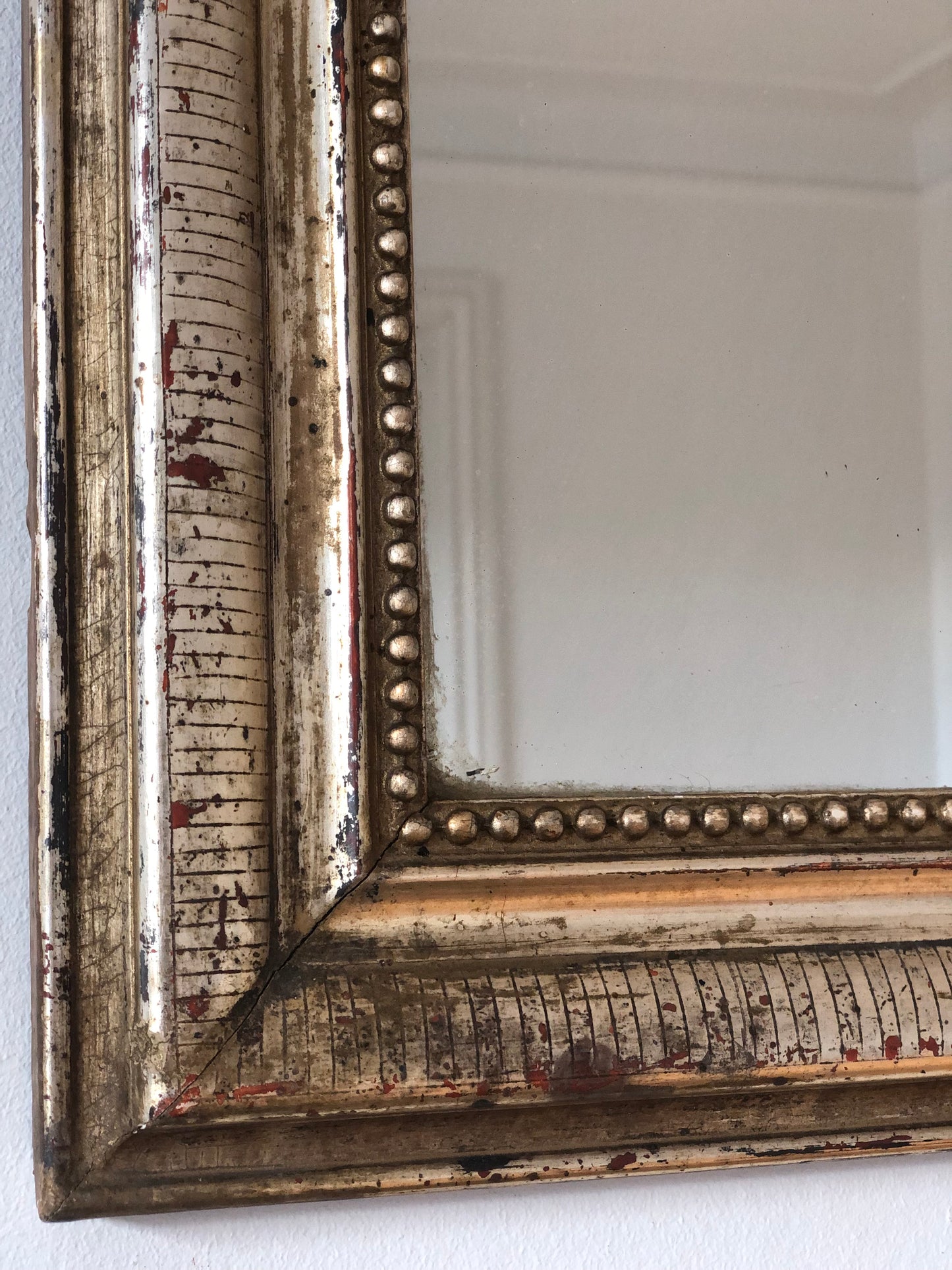 High Quality Antique Louis Philippe Giltwood Mirror France Late 19th Century