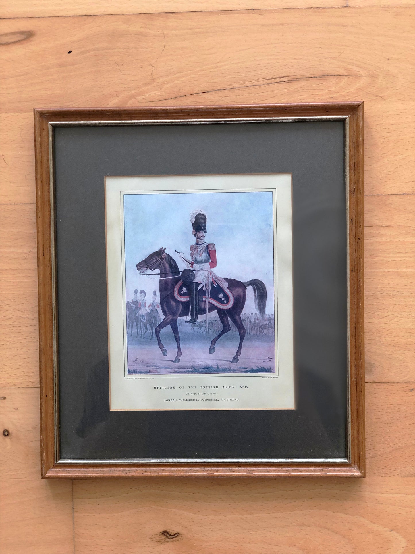 Set of Five Hand-Coloured British Army Prints 19th-Century