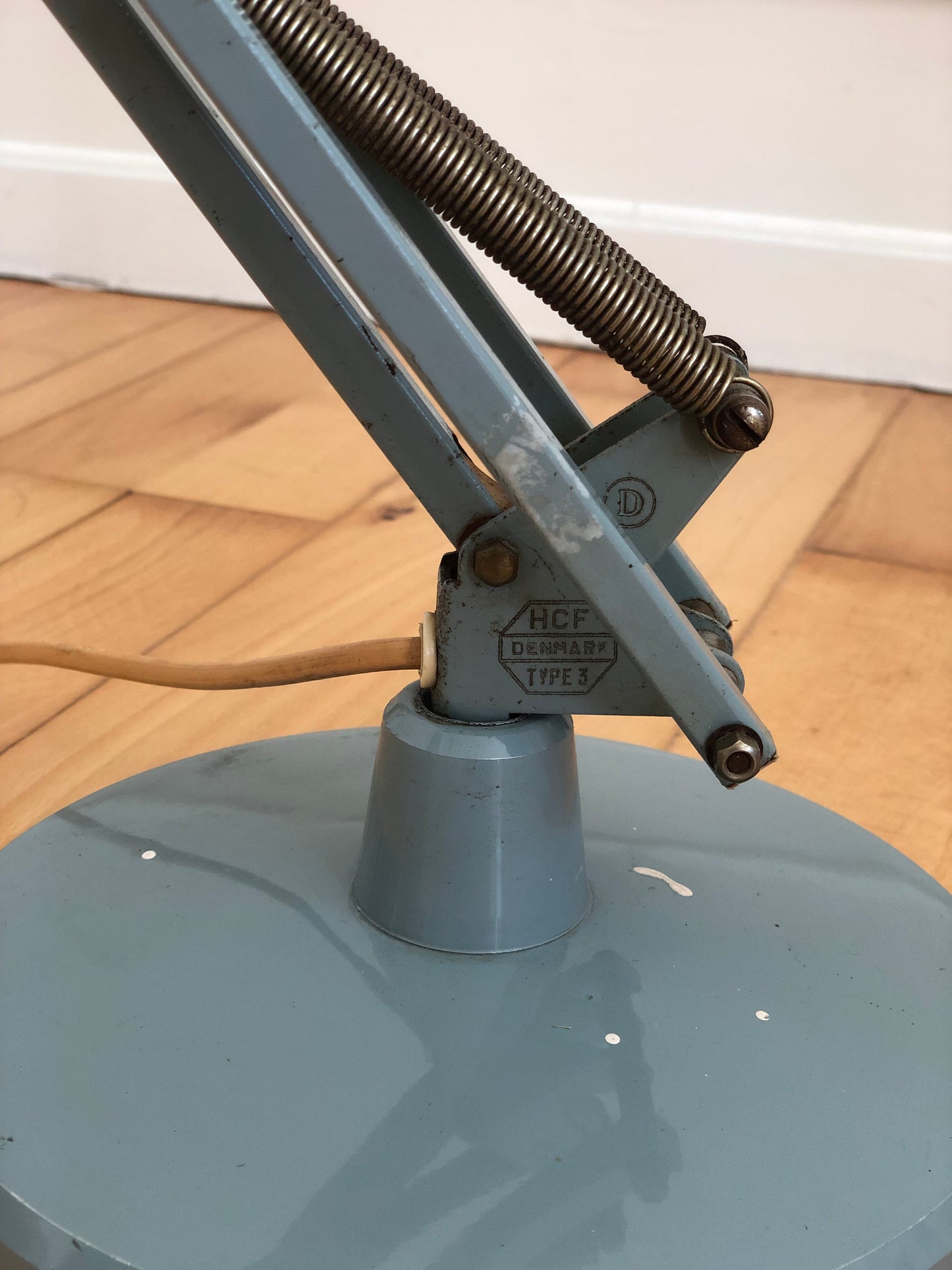Industrial Architect Desk Lamp HCF Denmark 1970s