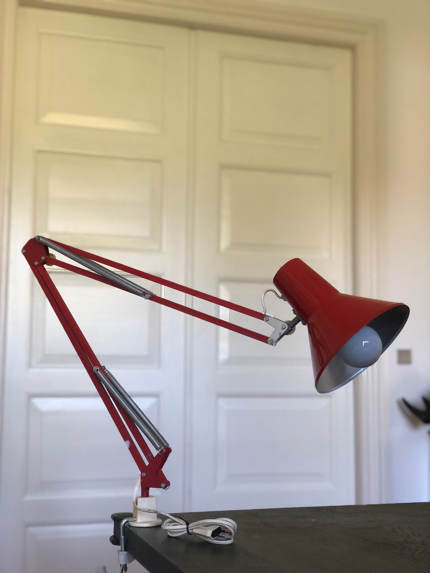 Industrial Architect Desk Lamp HCF Denmark 1970s