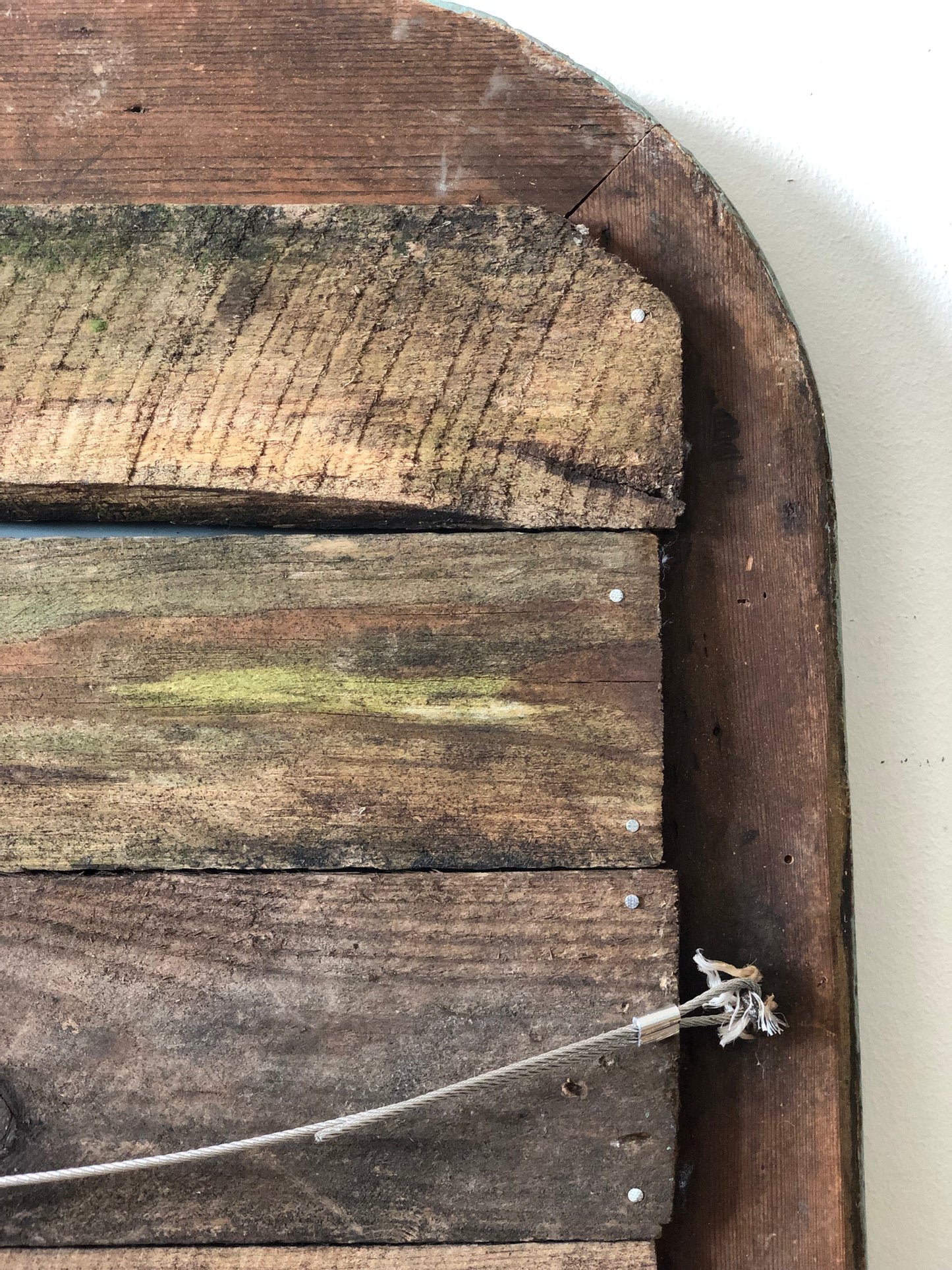 Large Antique Louis Philippe French Full length Mirror in Green and Gold, Late 19th Century