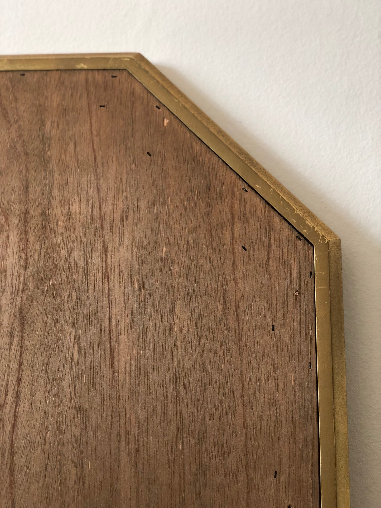 Large Vintage Deknudt Mirror in Gold Belgium 1980s