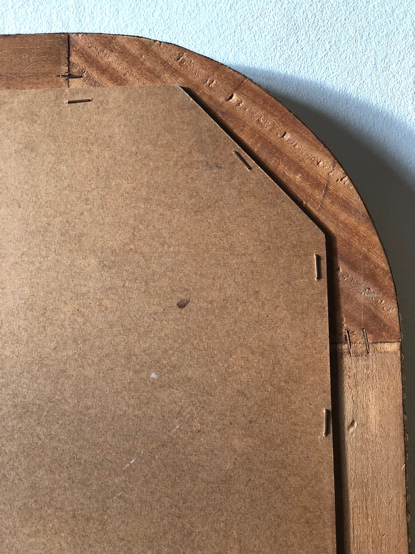 Large Vintage Venetian Rectangular Mirror Hollywood Regency in Gold Spain 1990s