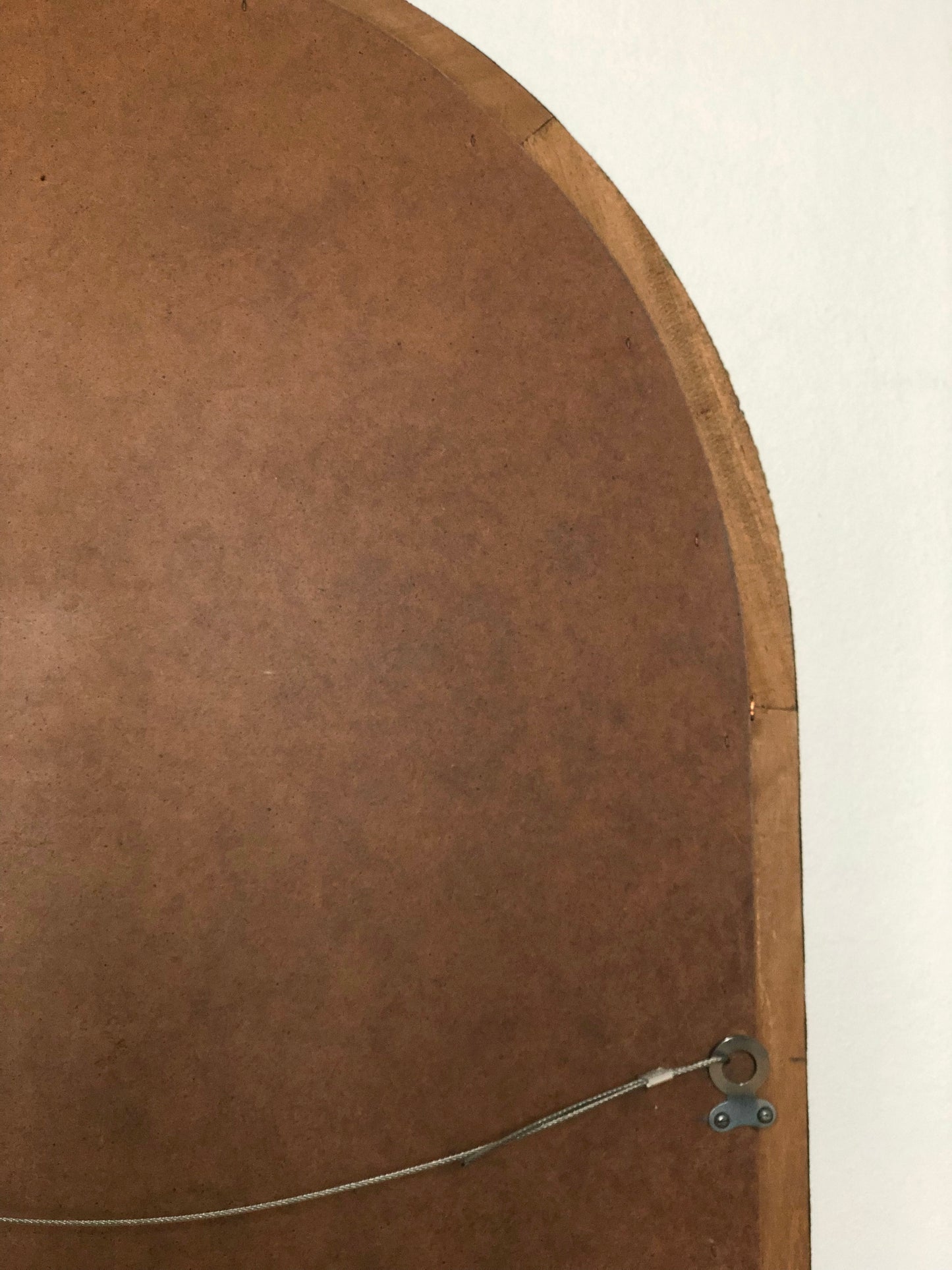 Large Vintage Venetian Brass Mirror – Gold Hollywood Regency, Spanish 1990s