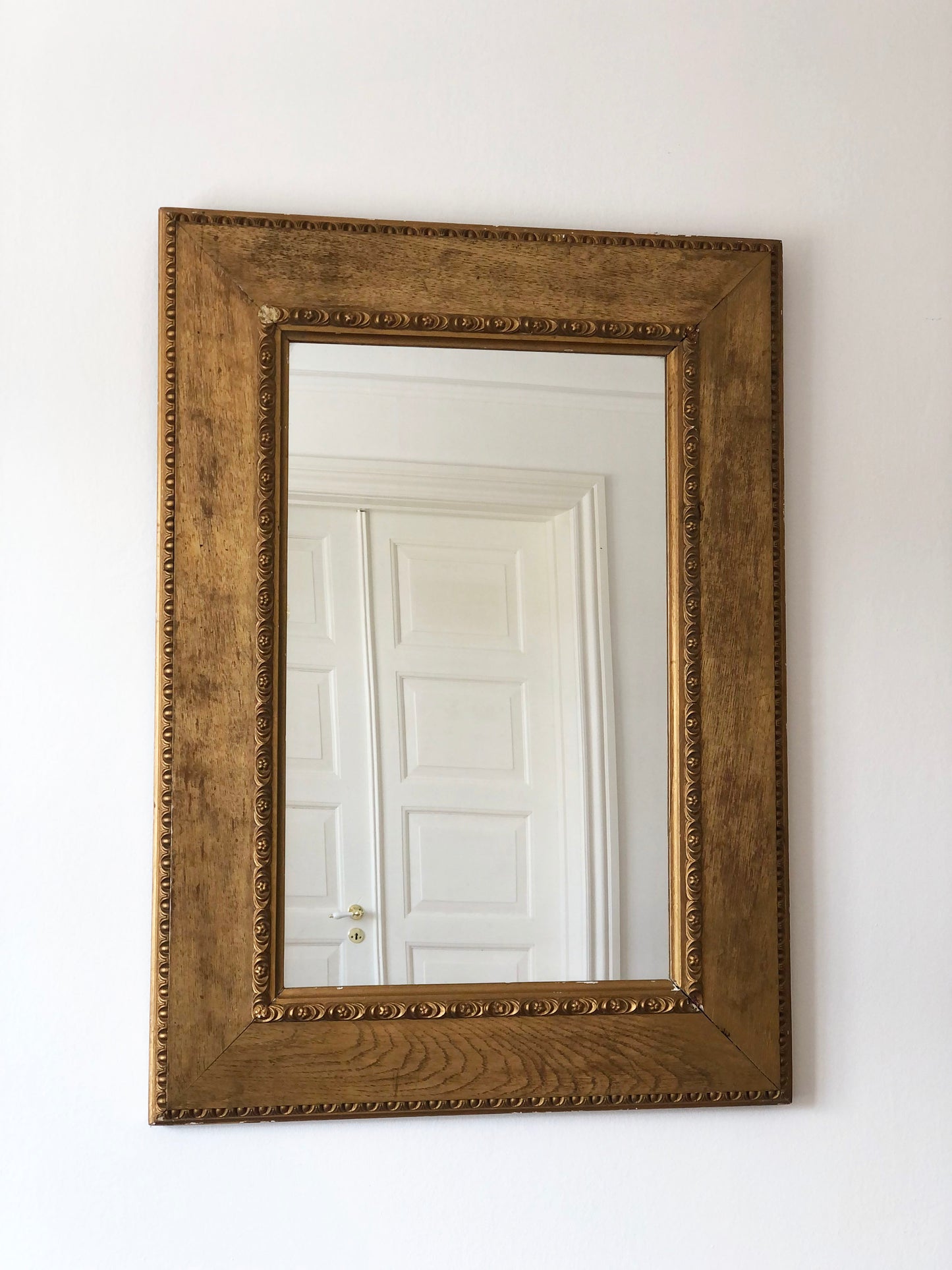 Late 19th Century Danish Giltwood Mirror by W. J. Mogensen Copenhagen