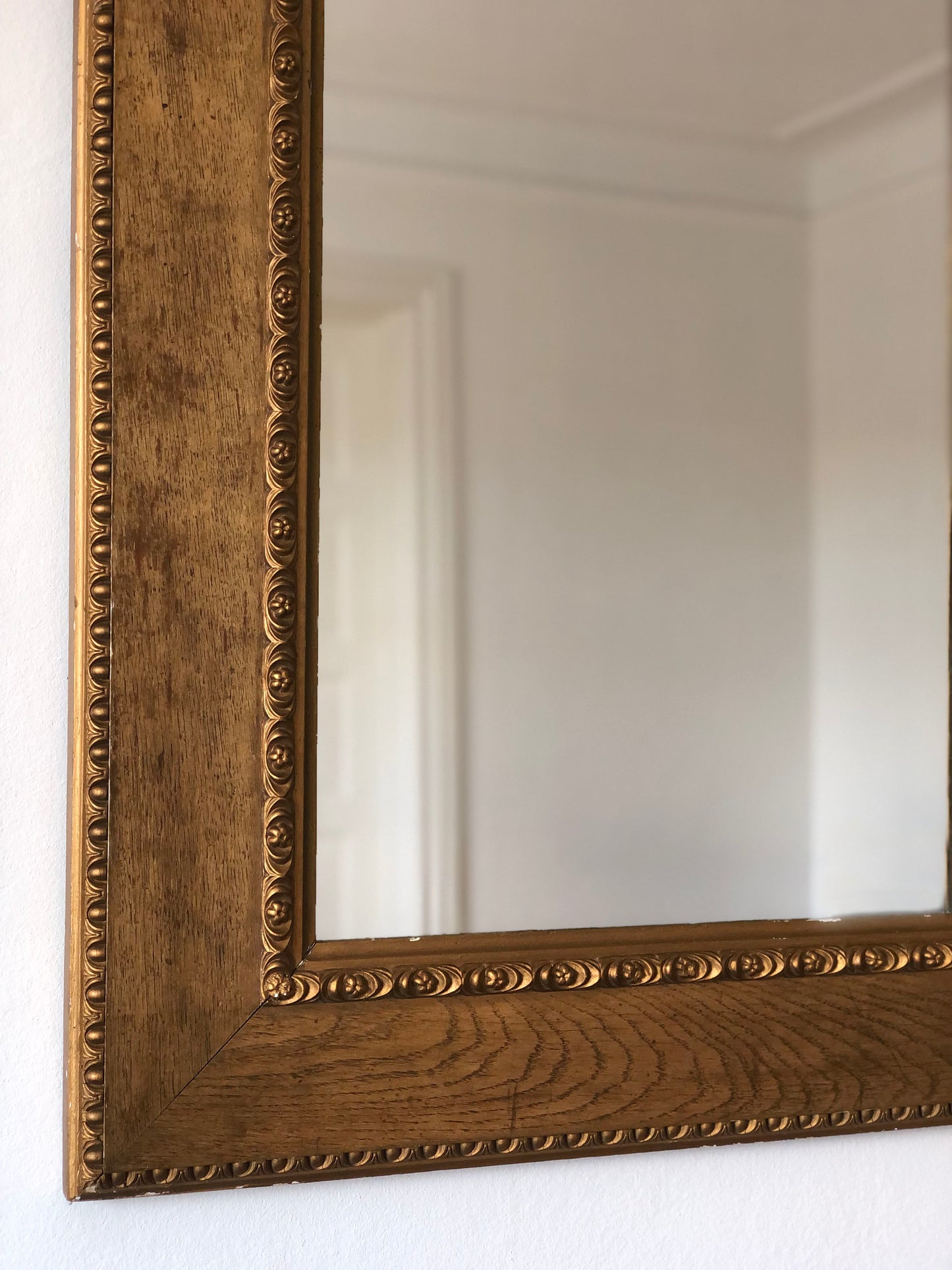 Late 19th Century Danish Giltwood Mirror by W. J. Mogensen Copenhagen