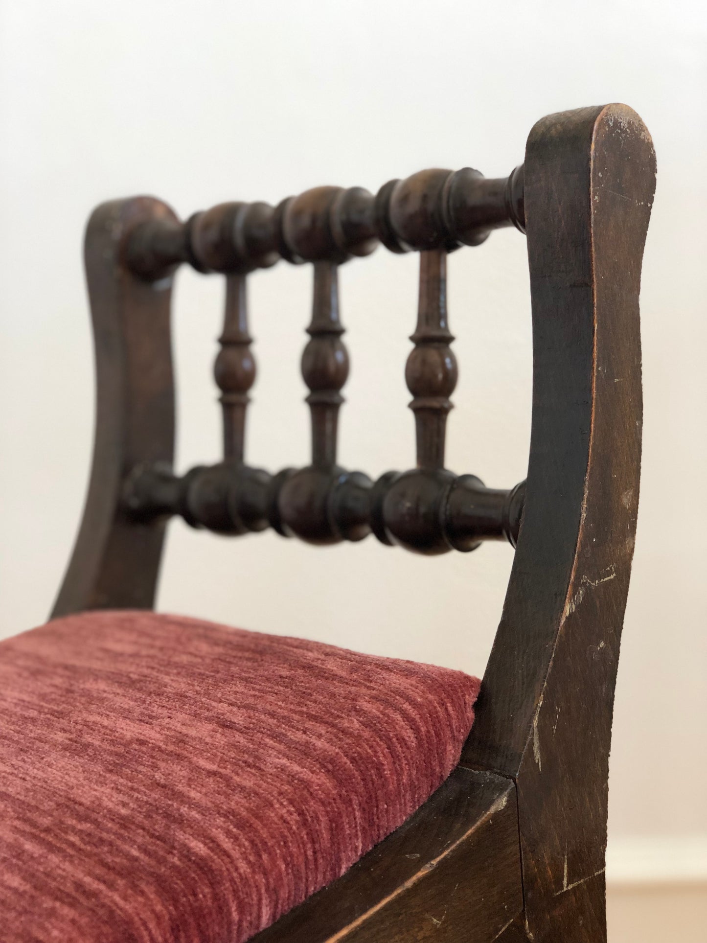 Regency Revival Spindle Bench Early 20th Century United Kingdom