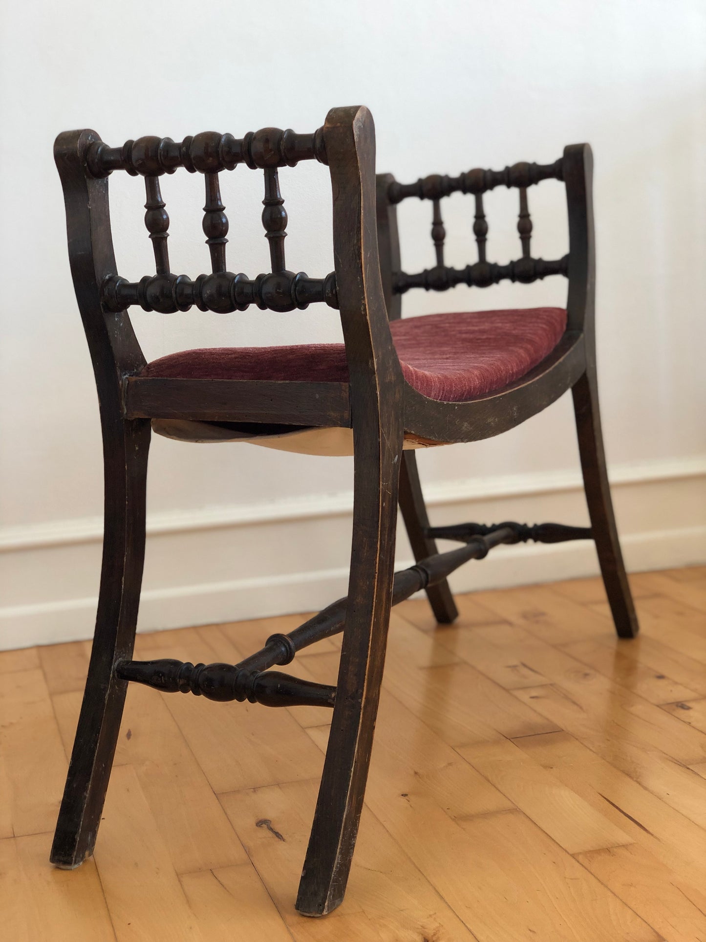Regency Revival Spindle Bench Early 20th Century United Kingdom