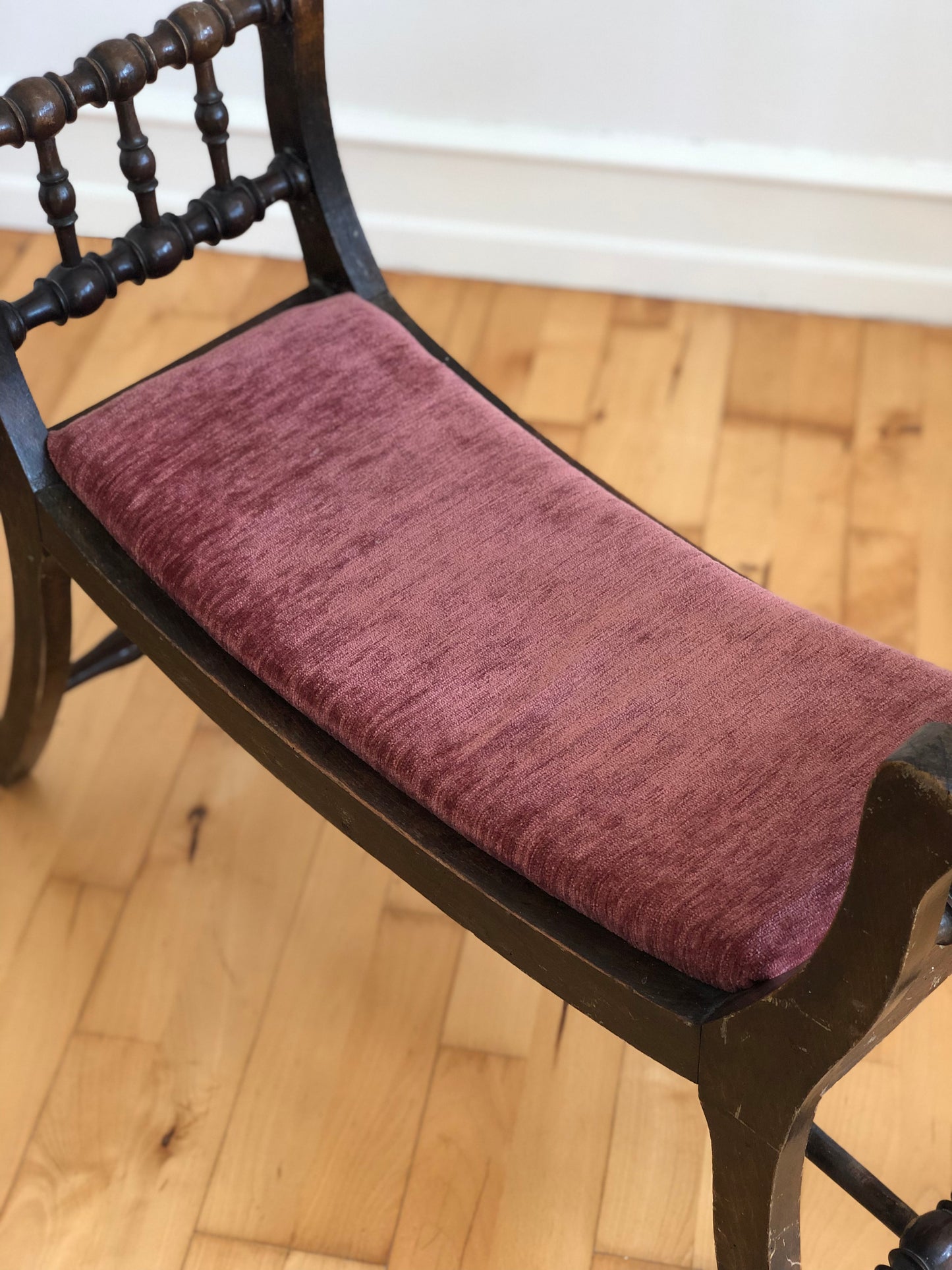 Regency Revival Spindle Bench Early 20th Century United Kingdom
