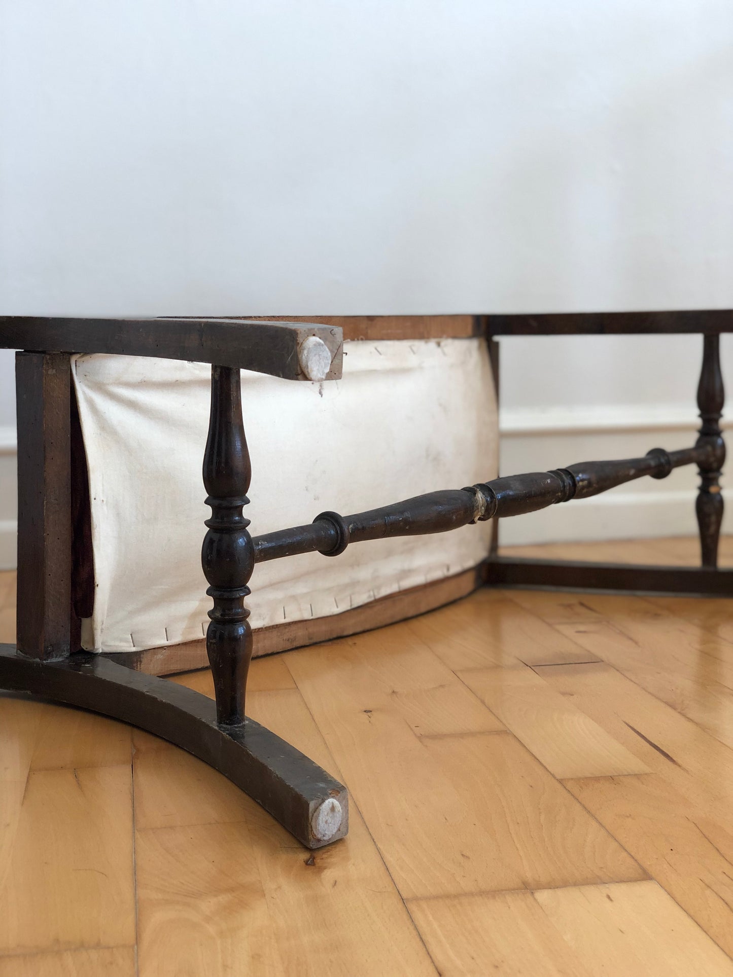 Regency Revival Spindle Bench Early 20th Century United Kingdom