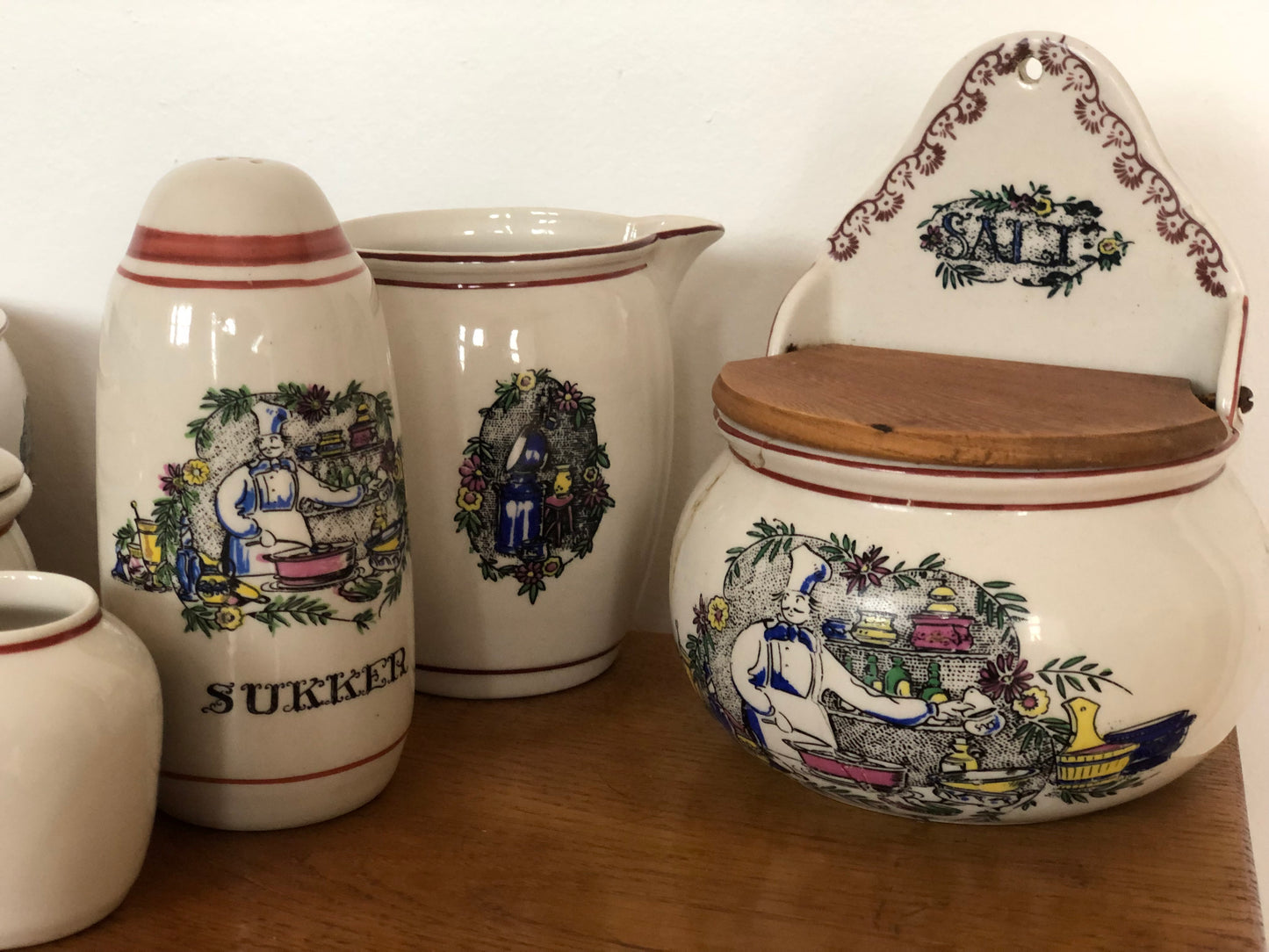 Set of Scandinavian Vintage Aksini Kitchen Pots / Bowl Denmark