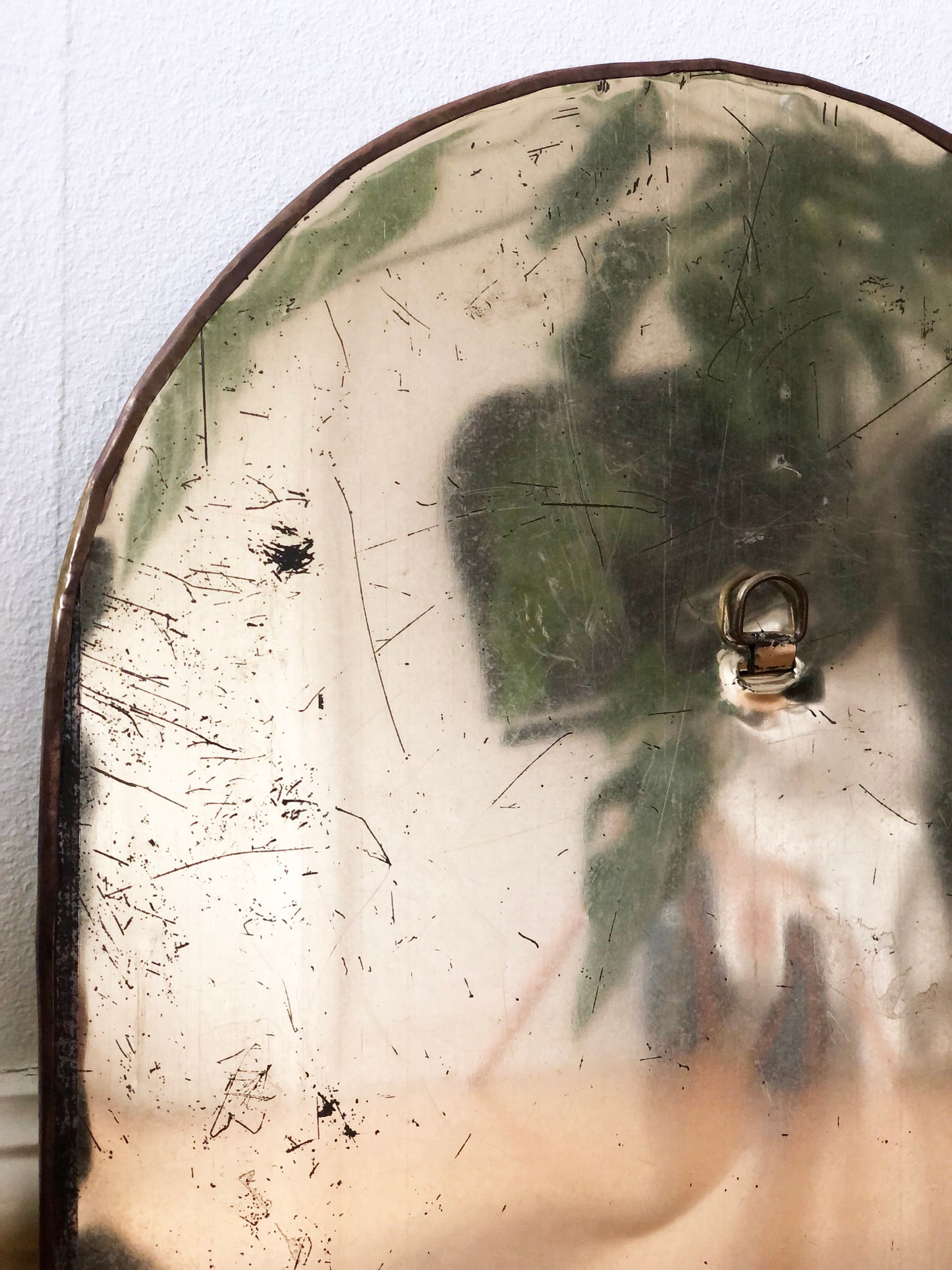 Vintage Arched Wall Mirror – Spanish, Hollywood Regency, Moroccan-inspired 1960s