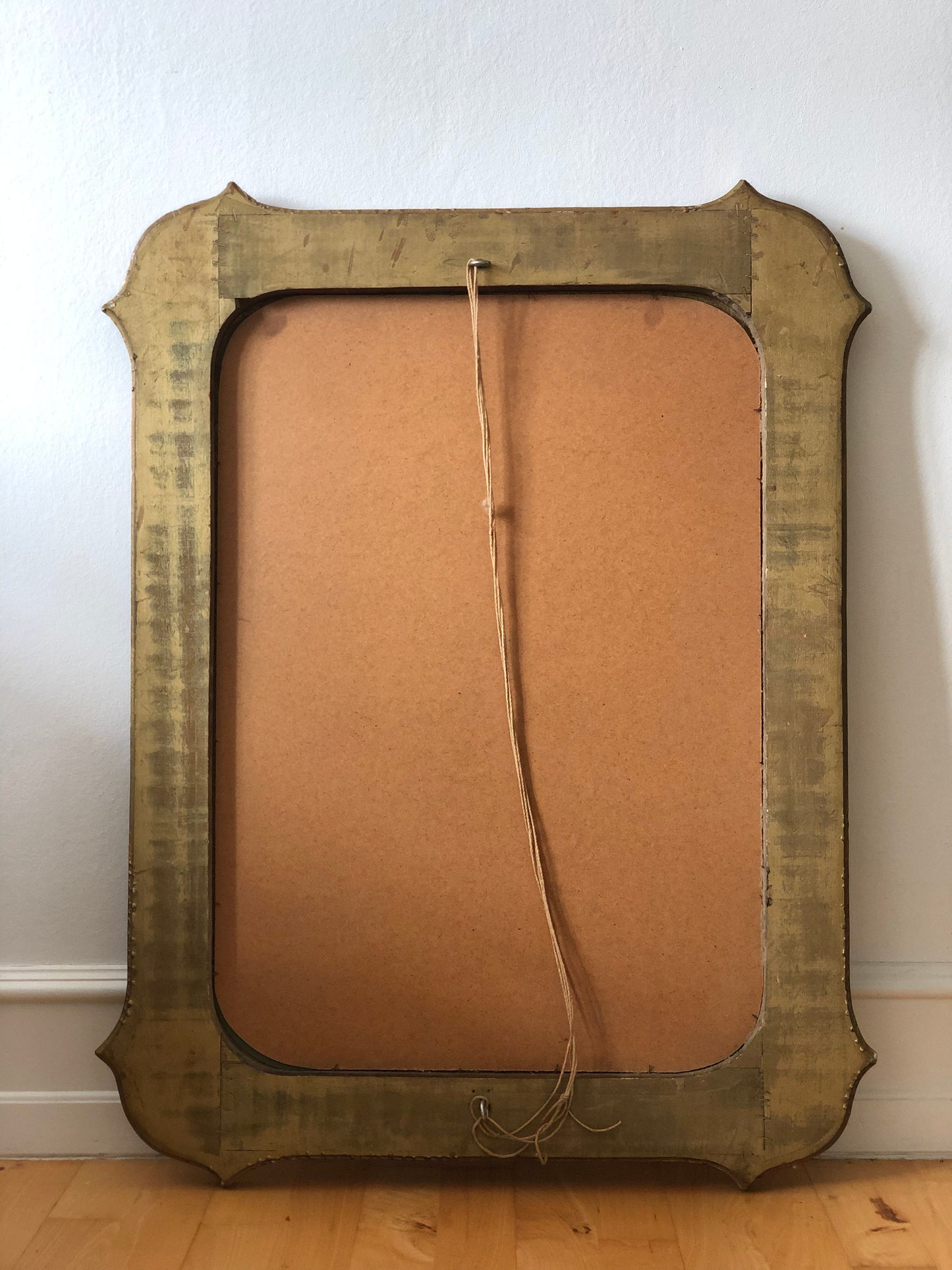 Large Vintage gilded Mirror Belgium 1970s