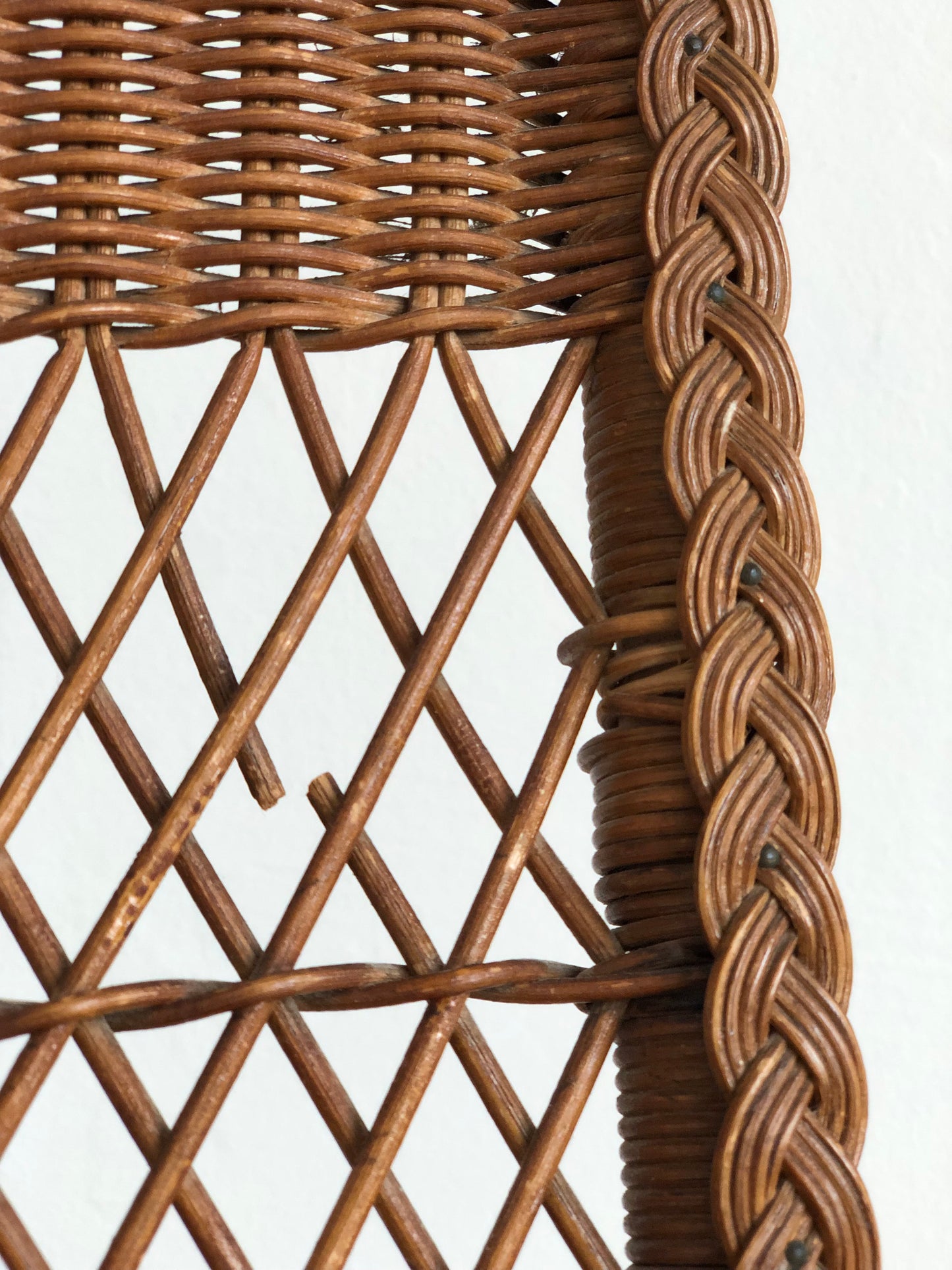 Vintage Rattan Chair by R. Wengler, Copenhagen