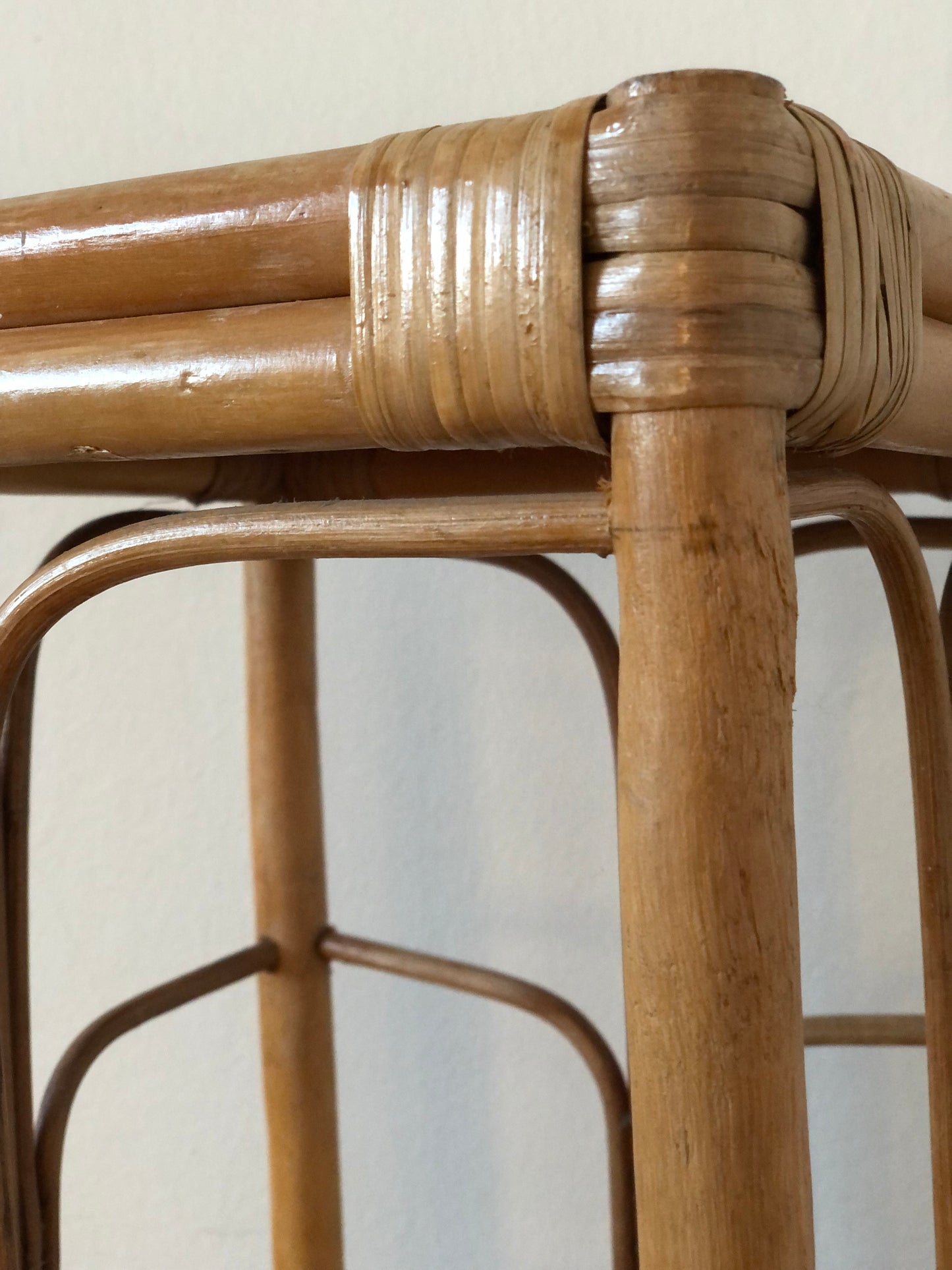 Vintage Bamboo Side Table Denmark
