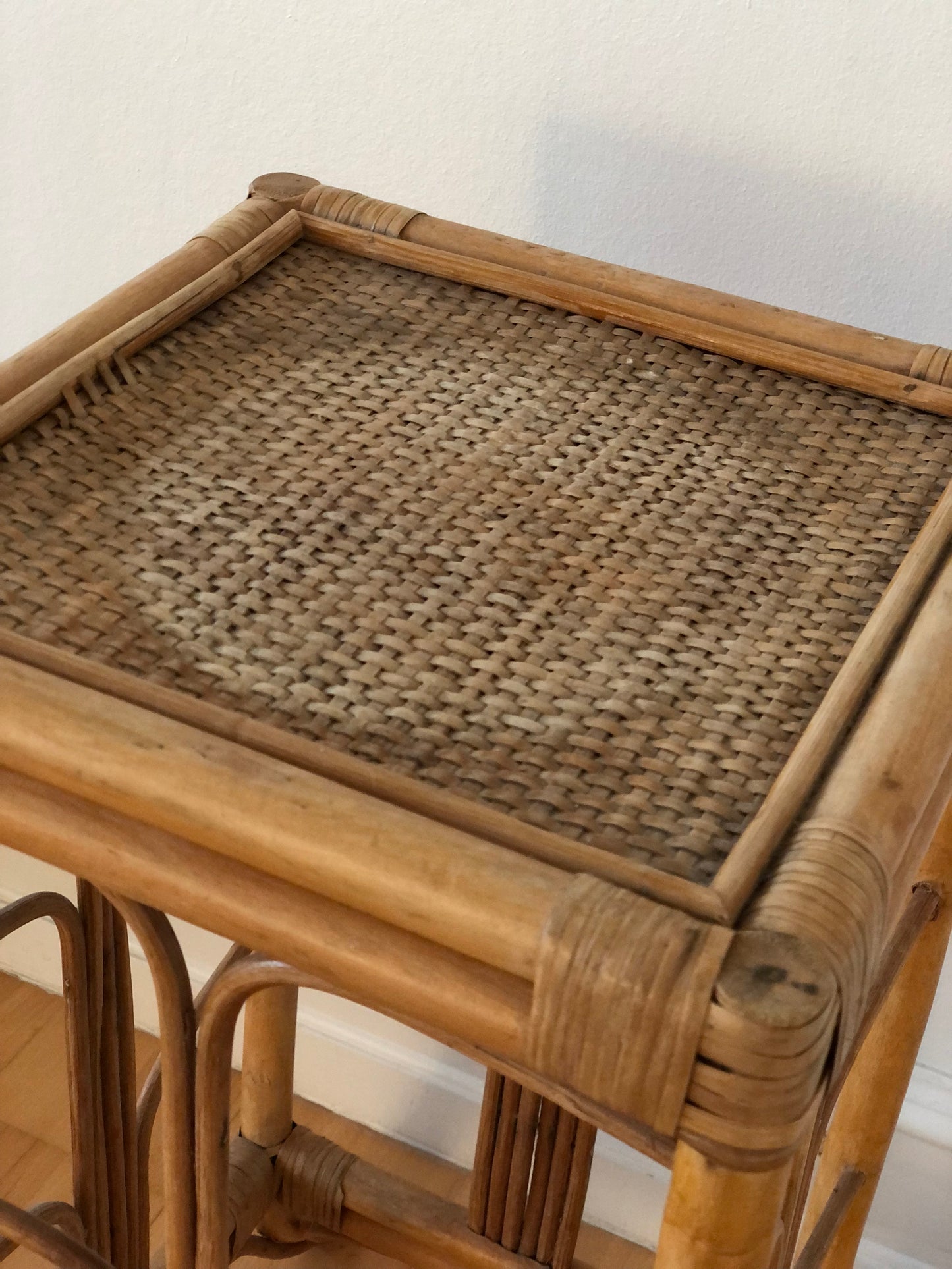 Vintage Bamboo Side Table Denmark