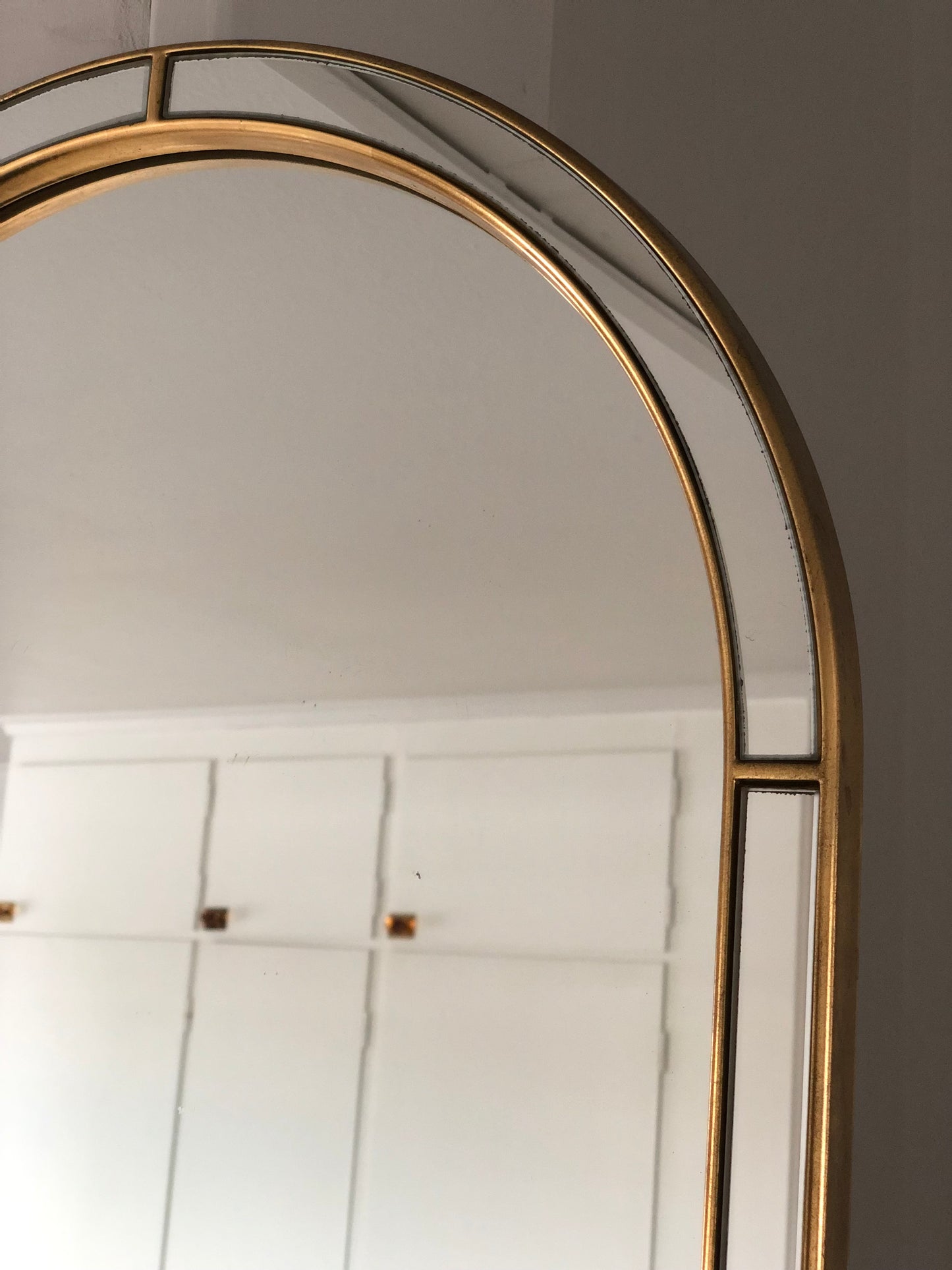 Vintage Deknudt Full Length Mirror Hollywood Regency Belgium