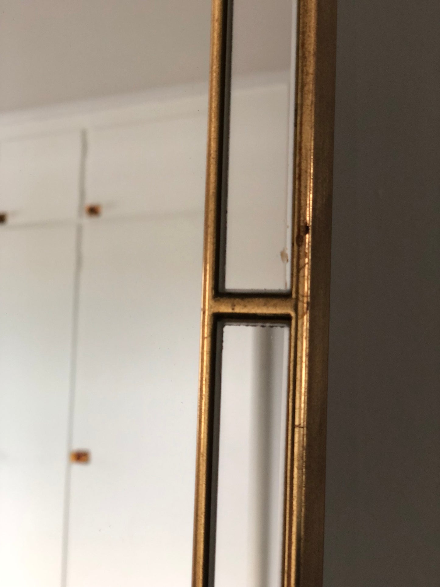 Vintage Deknudt Full Length Mirror Hollywood Regency Belgium