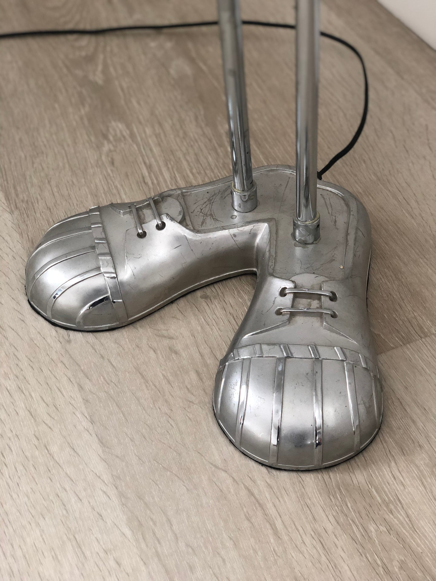 Vintage Metal Floor Lamp Facklam Sweden 1970s